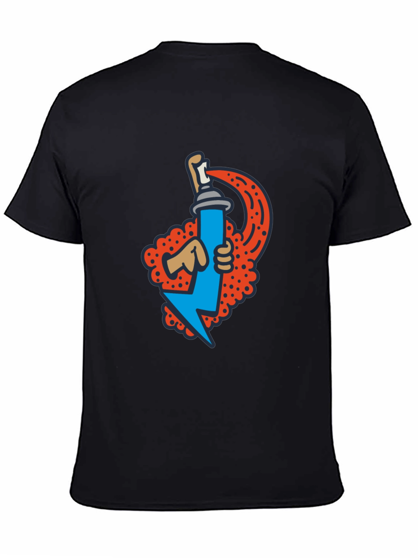 Graffiti Spray Can Graphic Tee - Stylish Streetwear