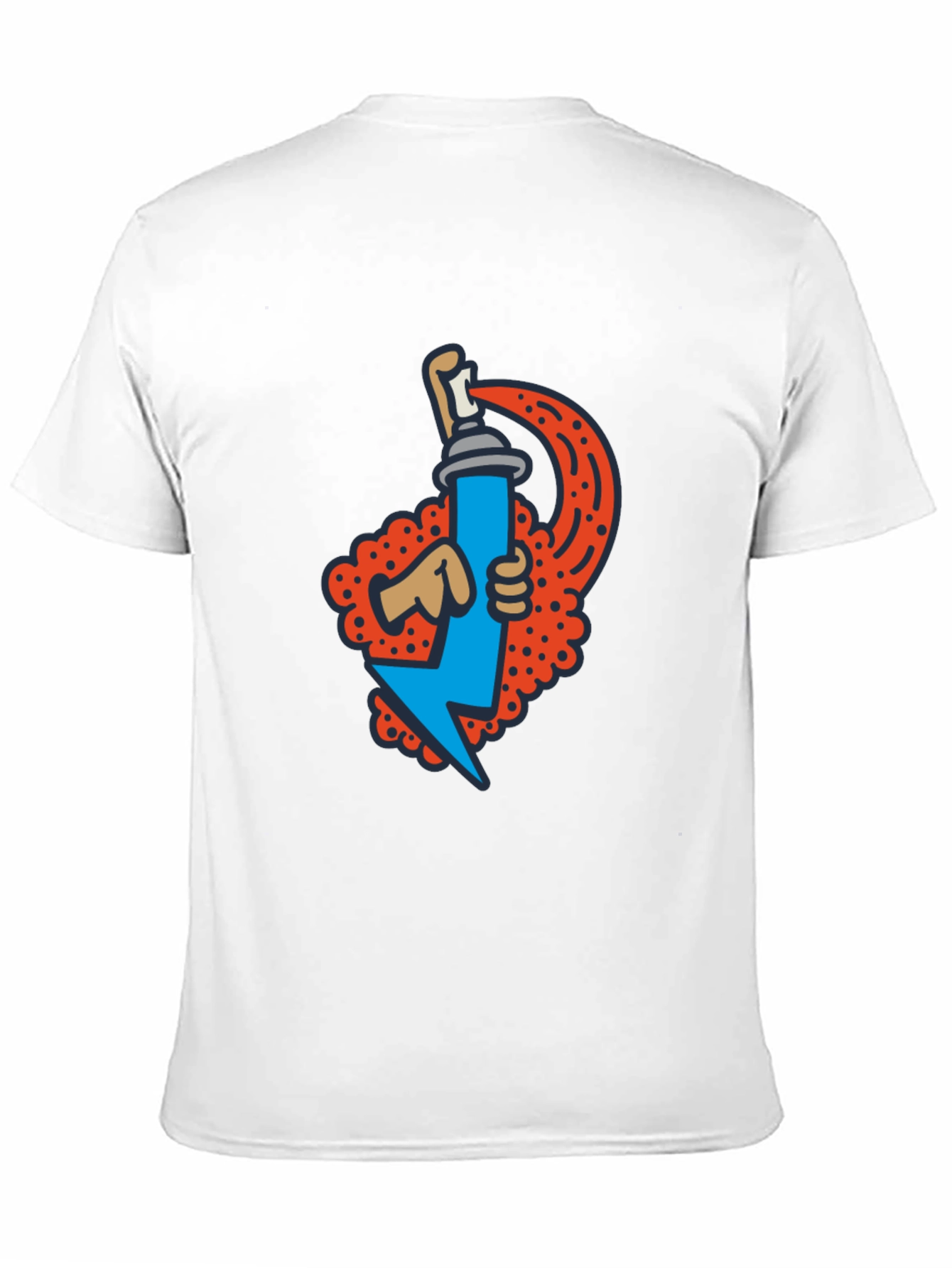 Graffiti Spray Can Graphic Tee - Stylish Streetwear
