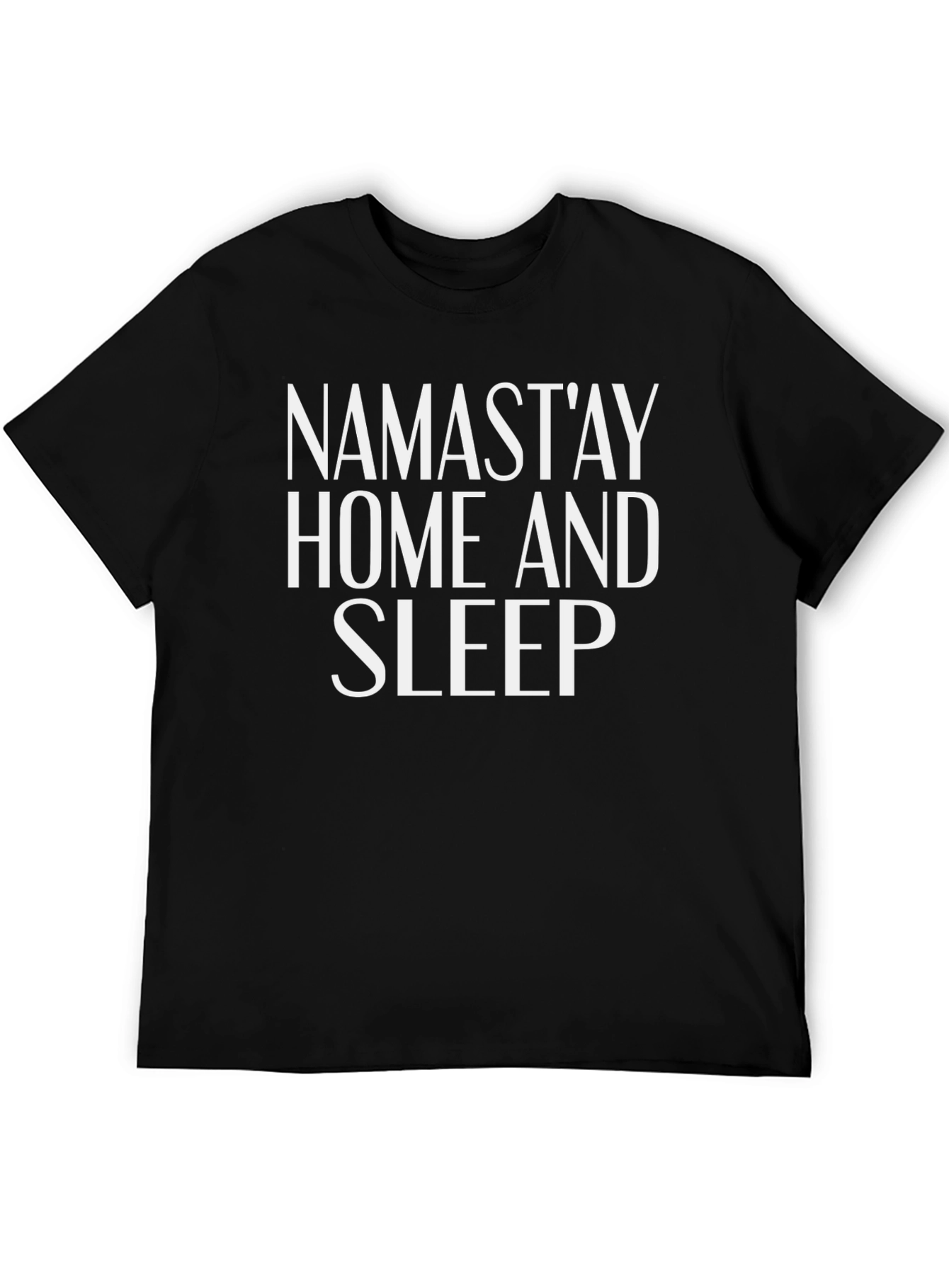 Namastay Home and Sleep T-Shirt - Black