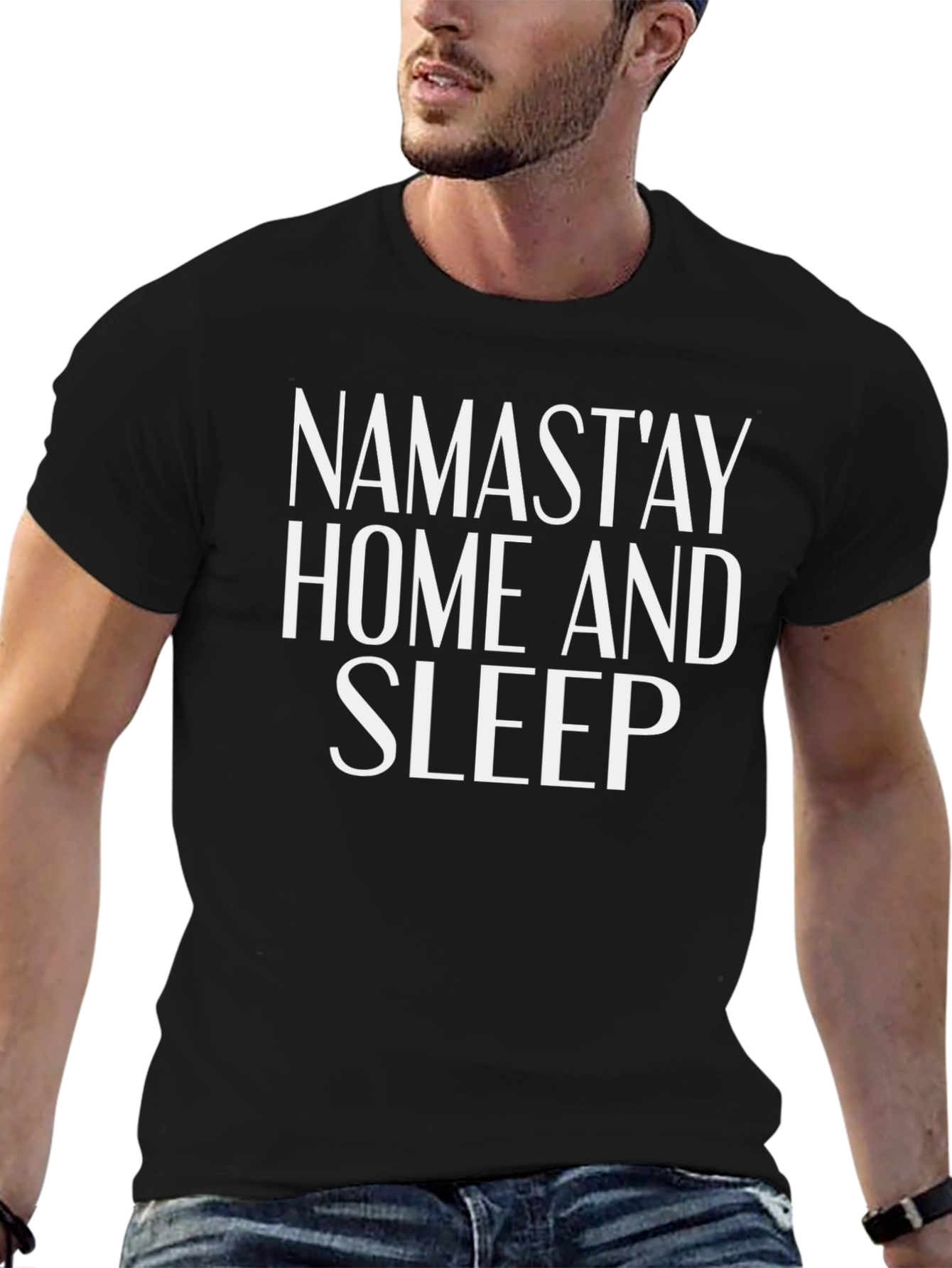 Namastay Home and Sleep T-Shirt - Black