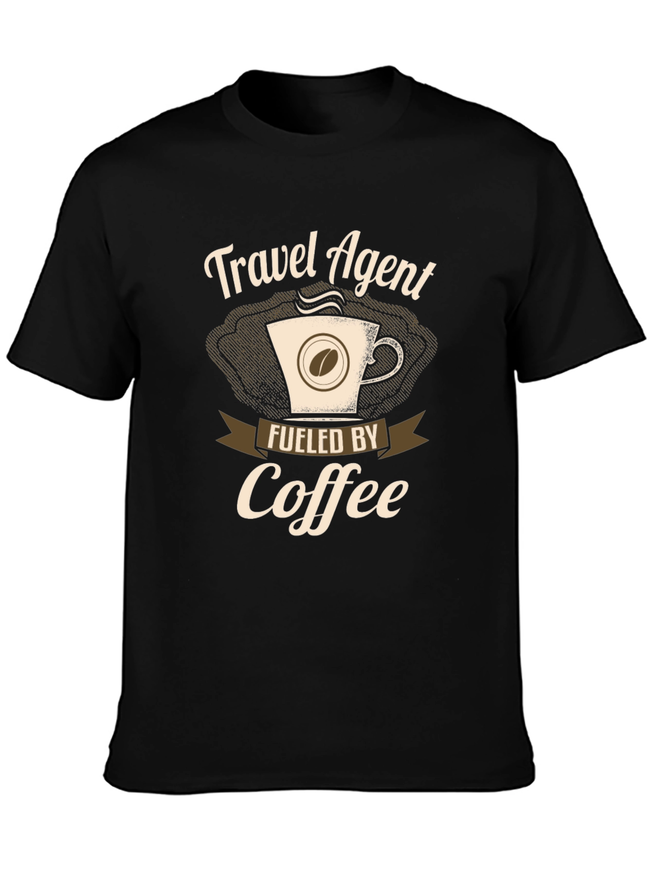 Travel Agent Fueled By Coffee T-Shirt