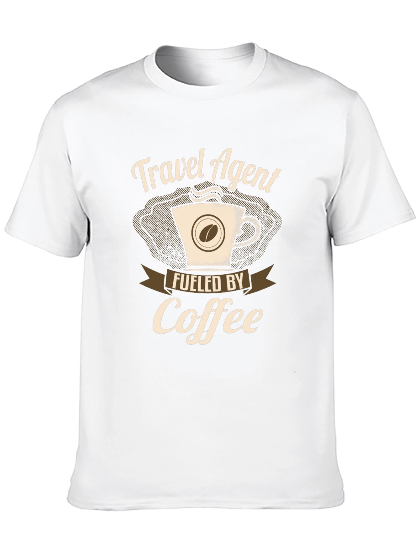Travel Agent Fueled By Coffee T-Shirt