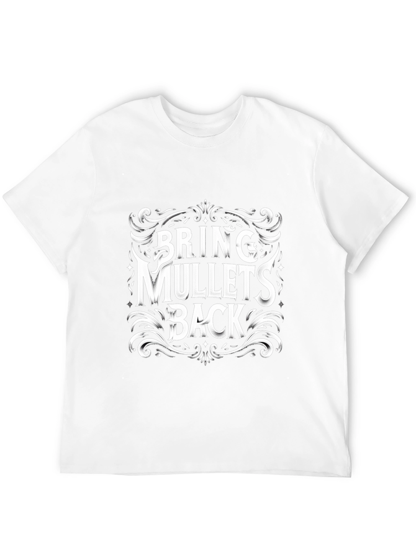 Bring Mullets Back Graphic Tee - Retro Style