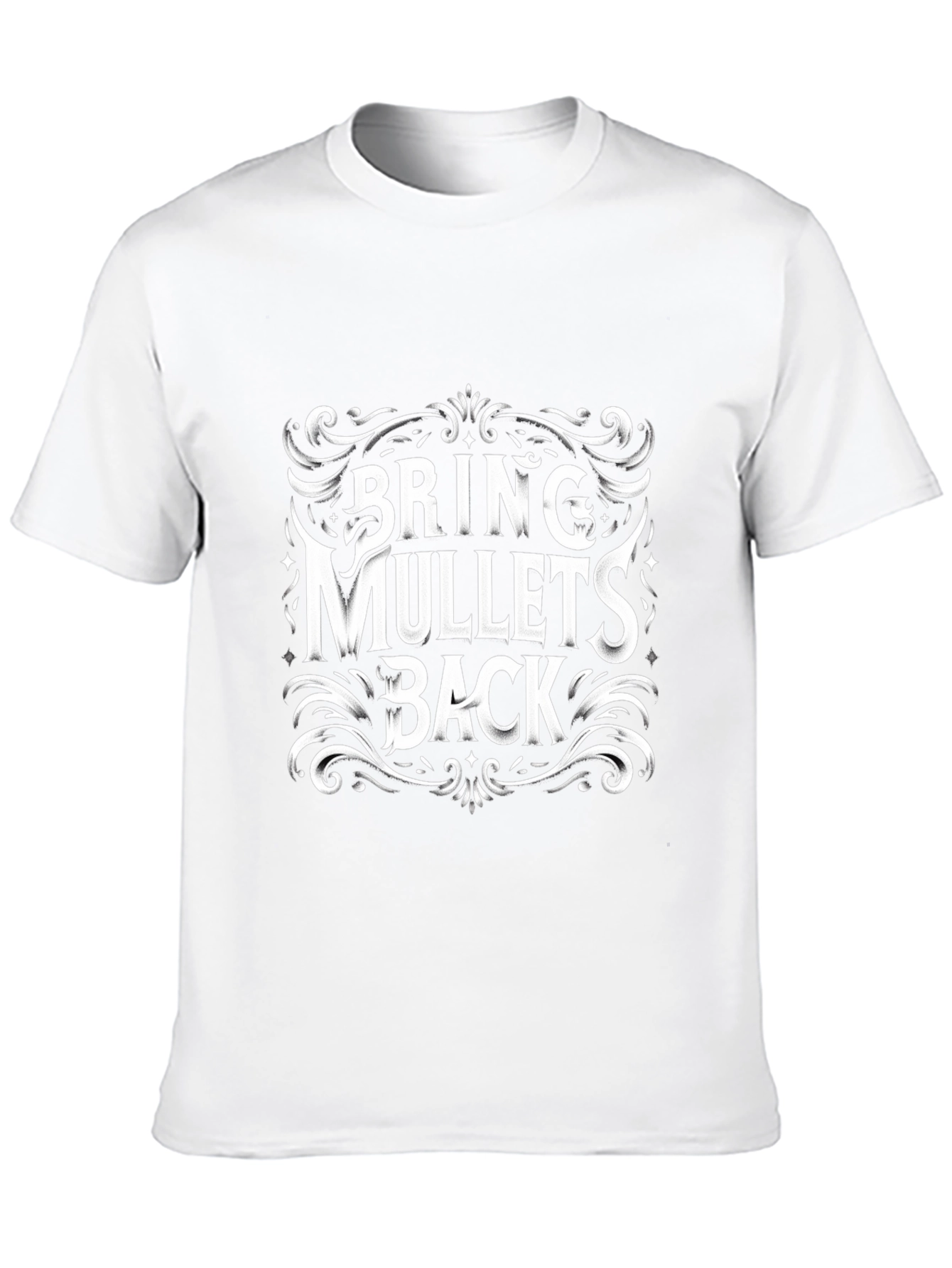 Bring Mullets Back Graphic Tee - Retro Style