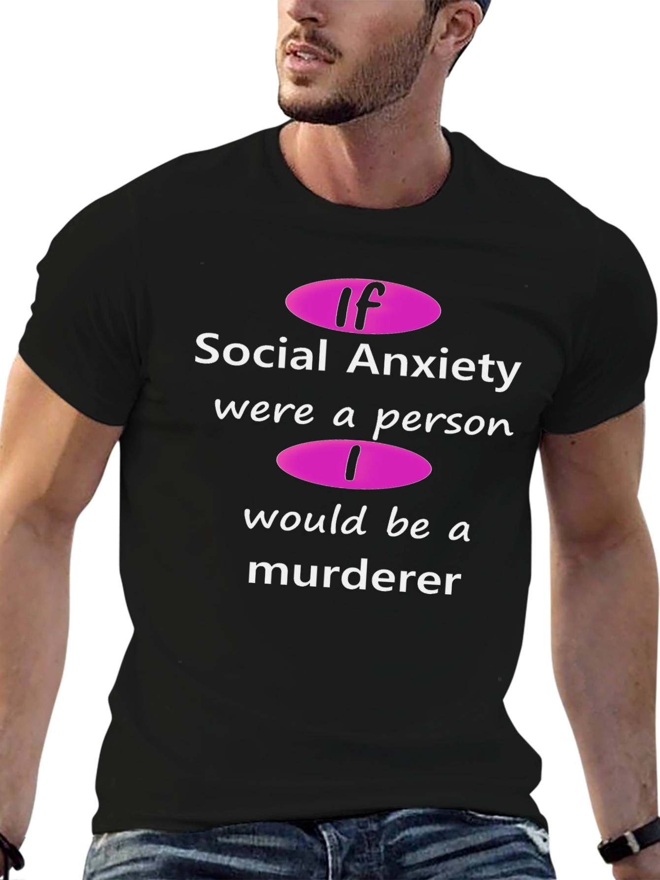 Social Anxiety Humor T-Shirt
