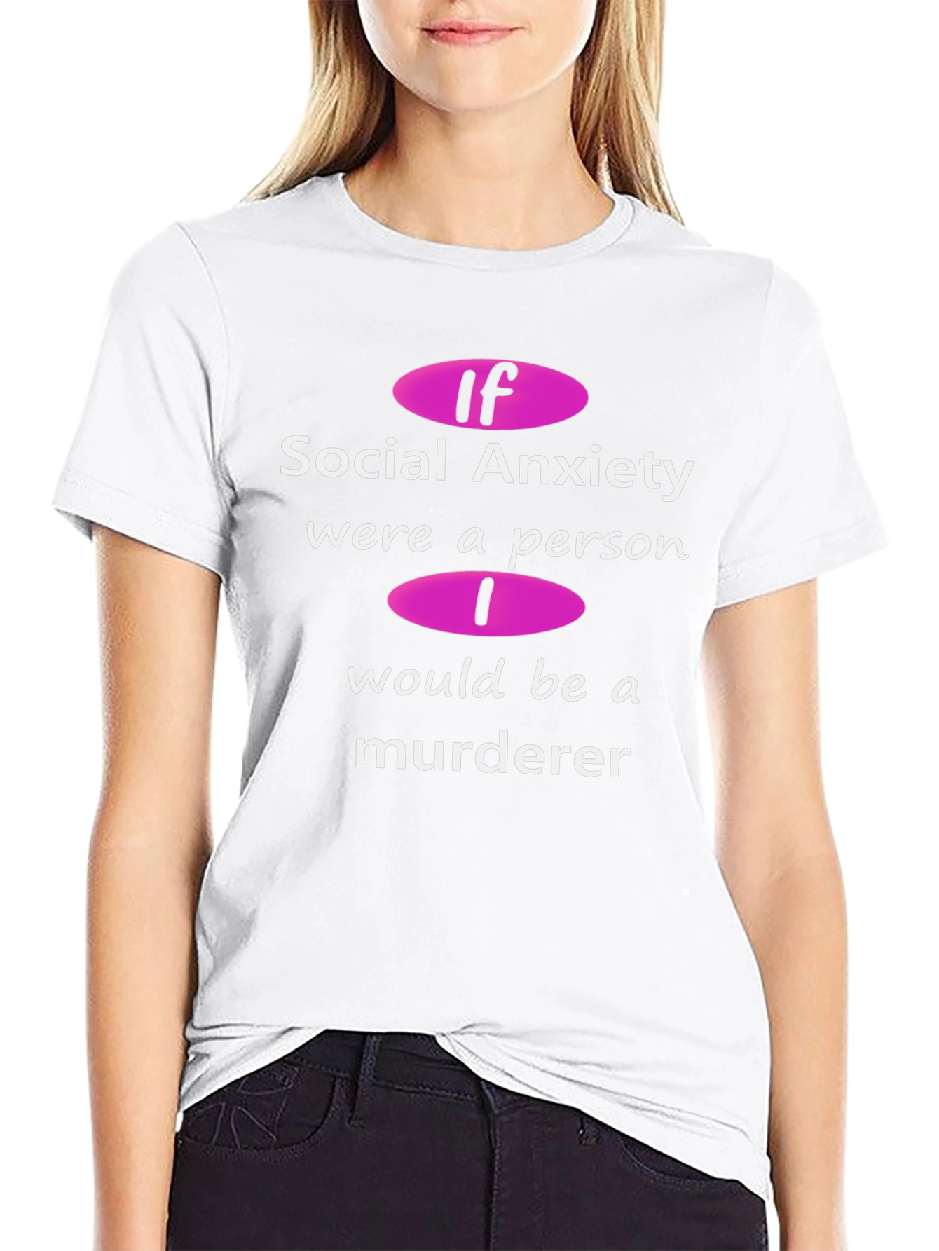 Social Anxiety Humor T-Shirt