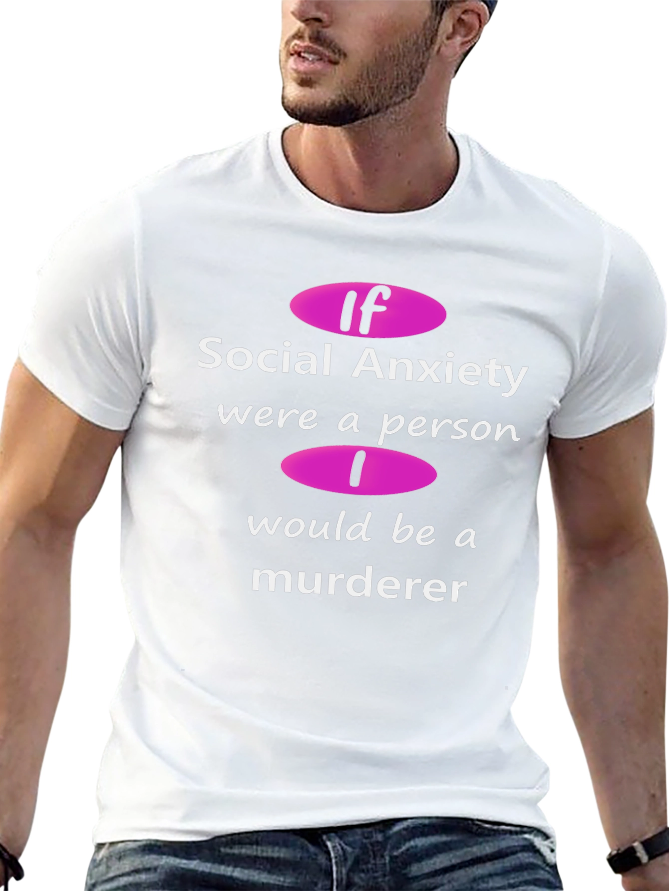 Social Anxiety Humor T-Shirt