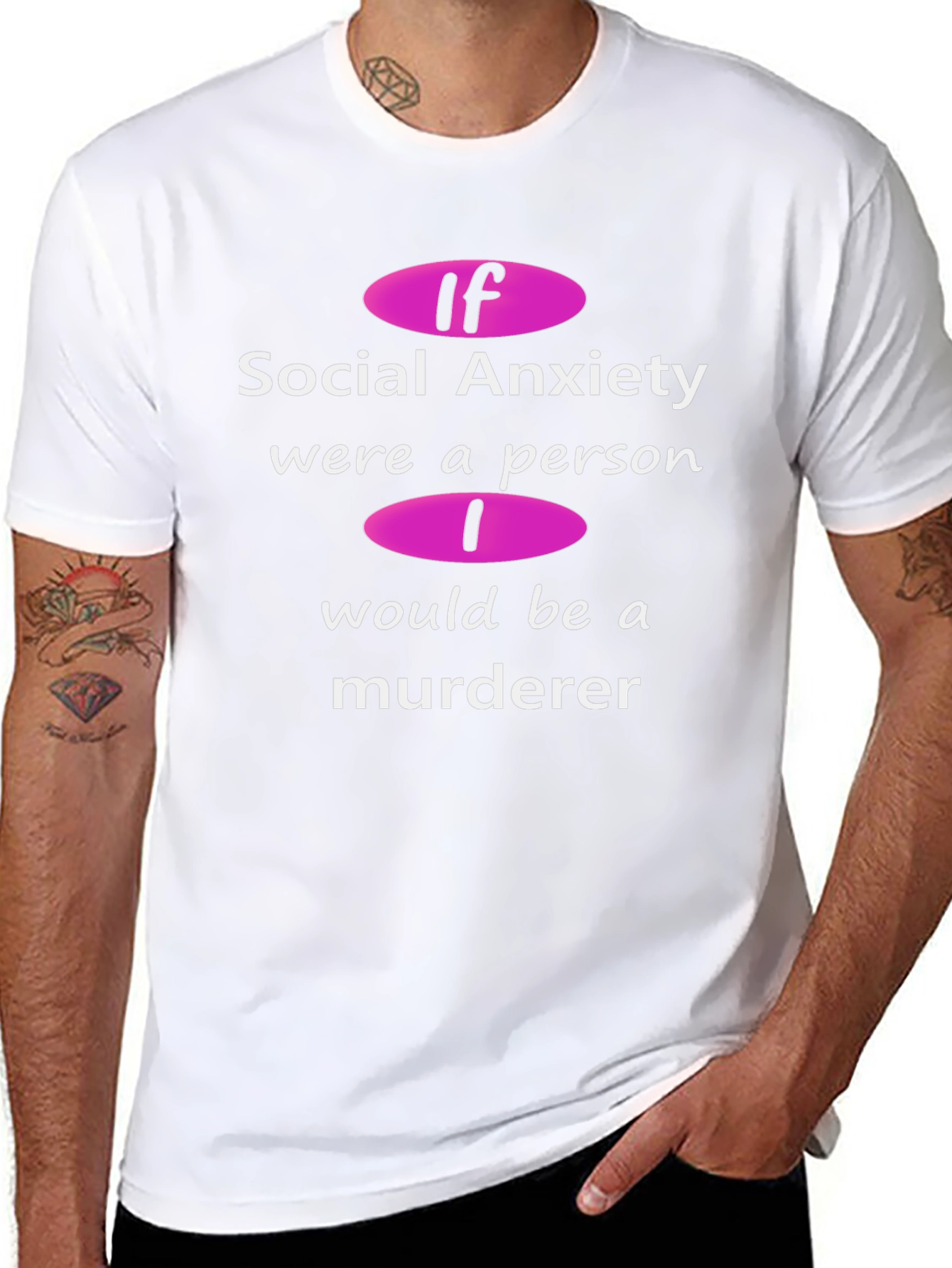 Social Anxiety Humor T-Shirt