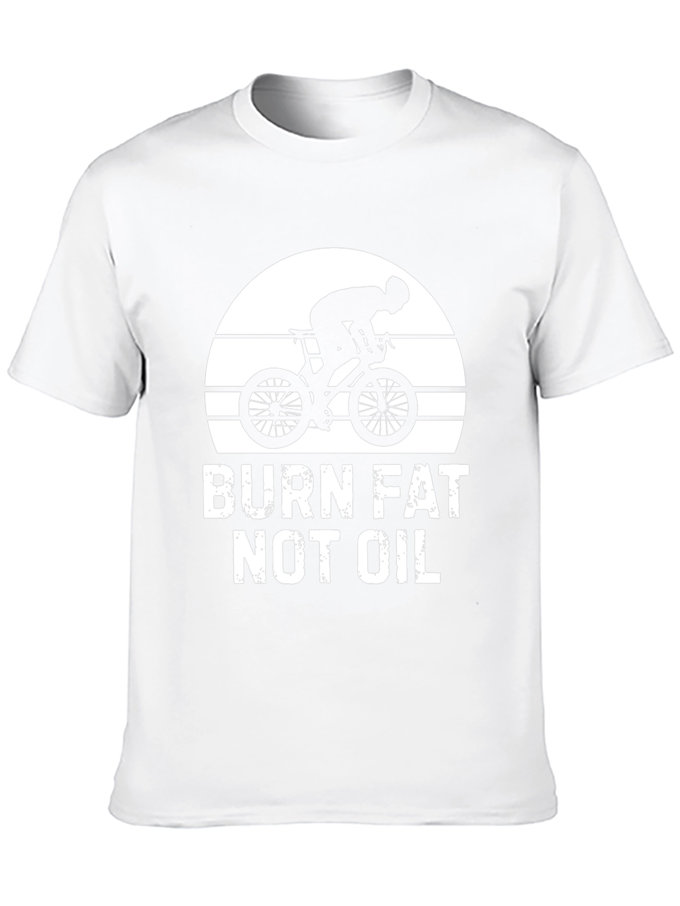 Burn Fat Not Oil Biking T-Shirt