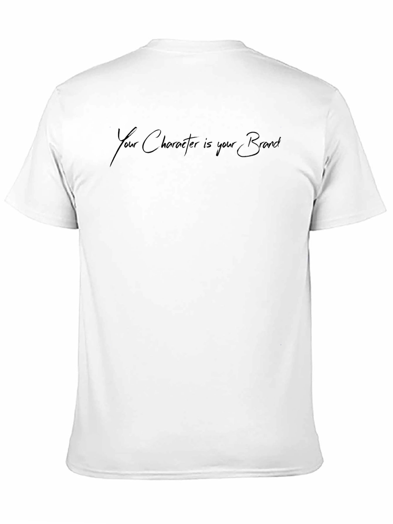 Character is Your Brand Black Graphic Tee