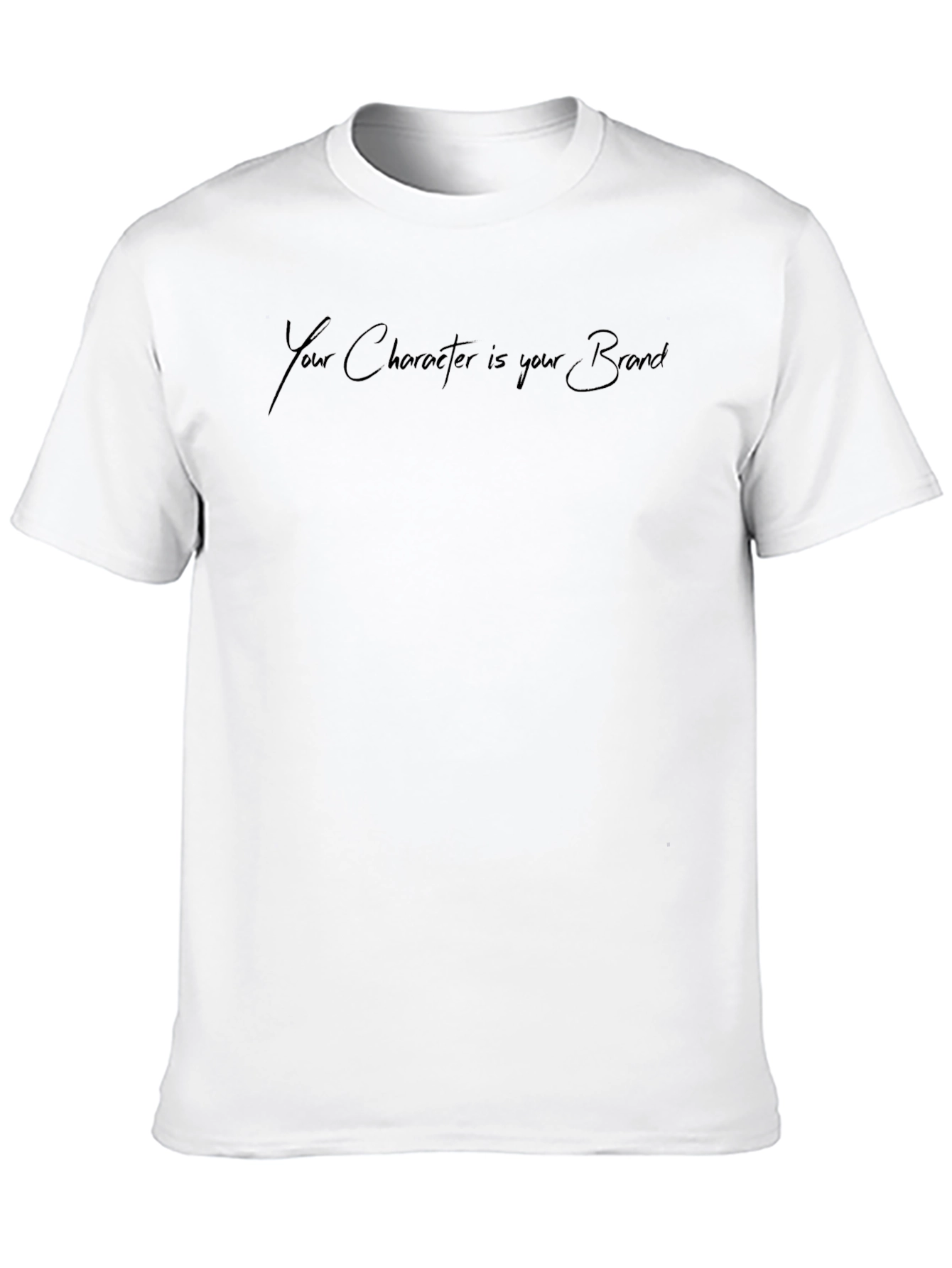 Character is Your Brand Black Graphic Tee