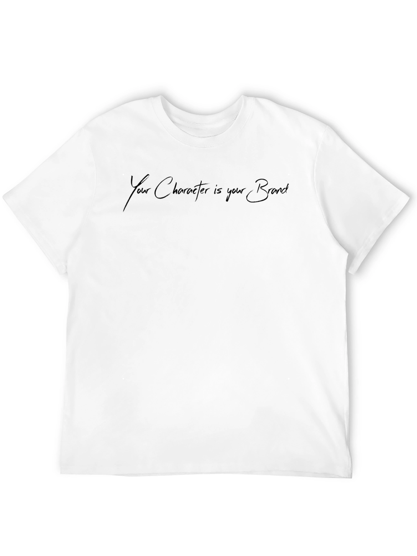Character is Your Brand Black Graphic Tee
