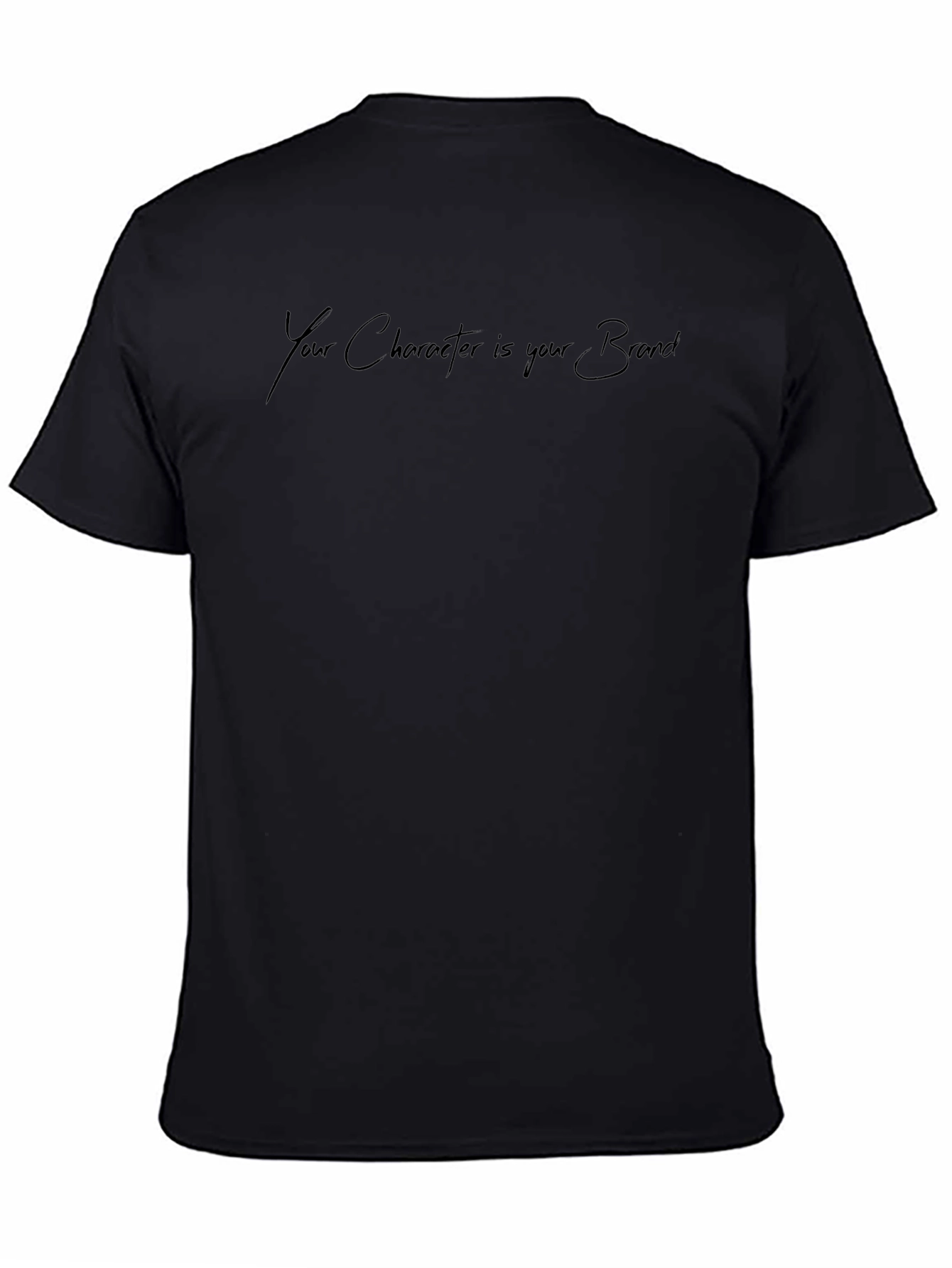Character is Your Brand Black Graphic Tee