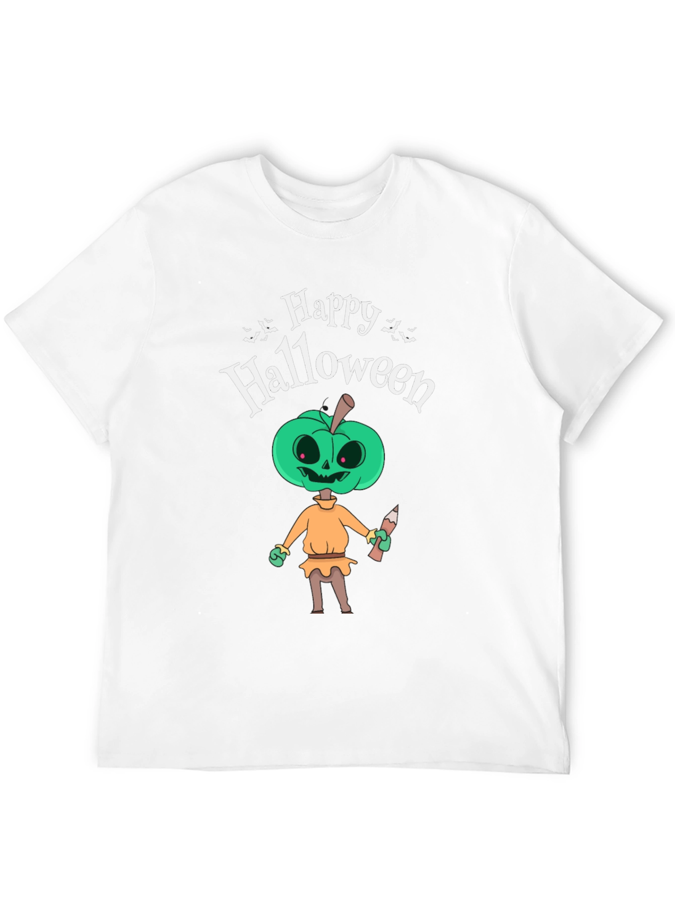 Happy Halloween Pumpkin Man Graphic T-Shirt