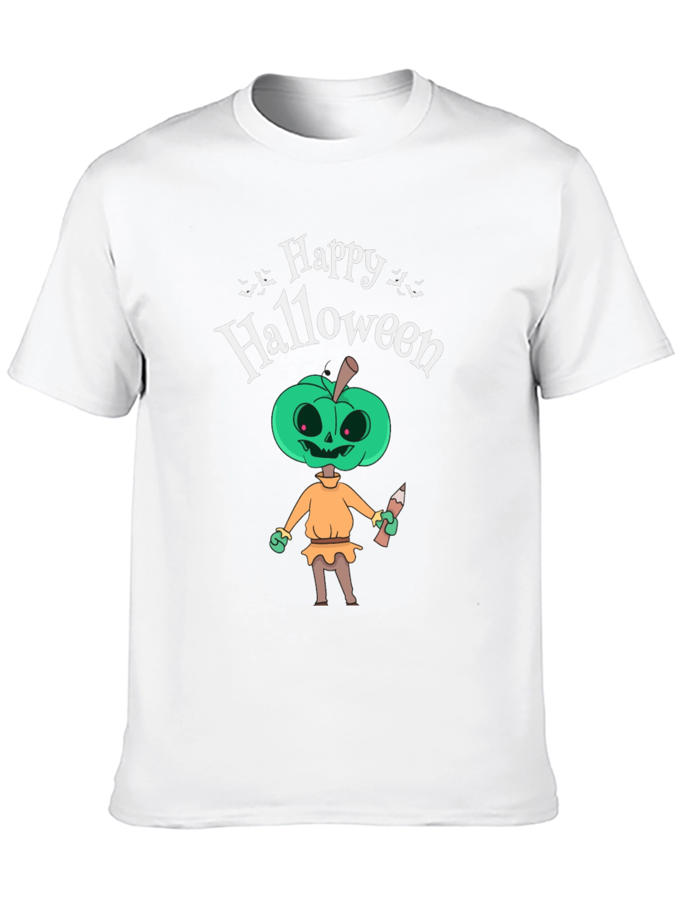 Happy Halloween Pumpkin Man Graphic T-Shirt