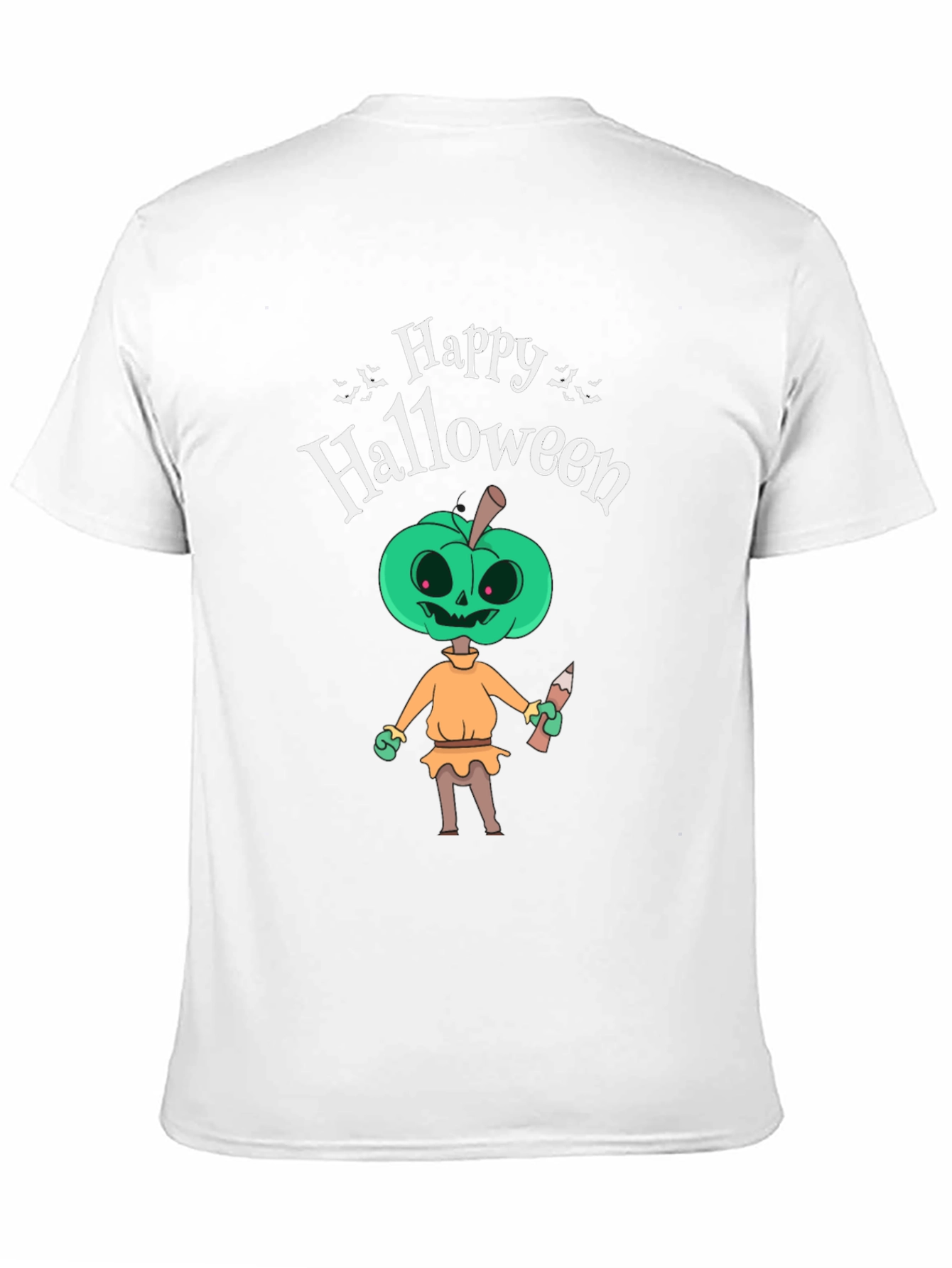Happy Halloween Pumpkin Man Graphic T-Shirt