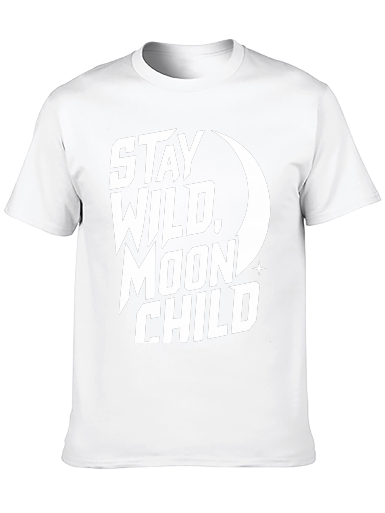 Stay Wild Moon Child Graphic Tee - Black
