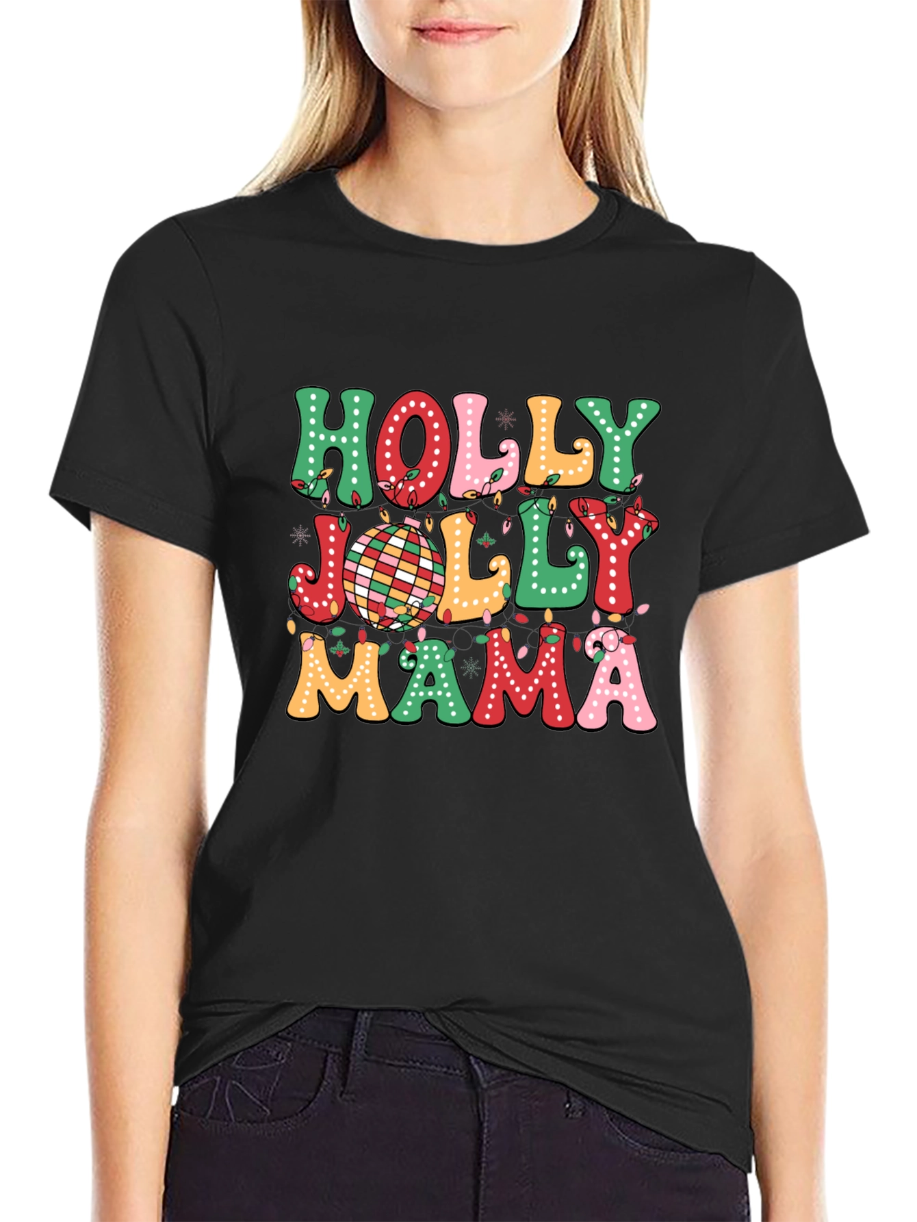Holly Jolly Mama Graphic Tee