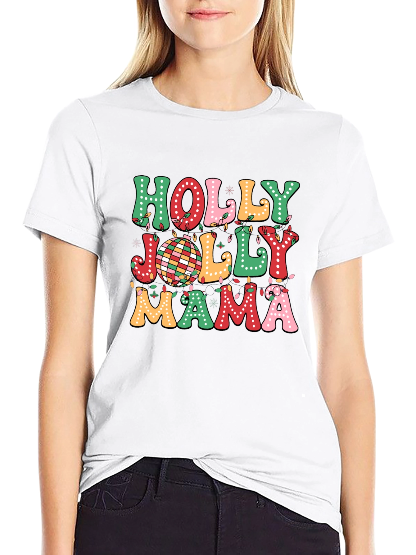 Holly Jolly Mama Graphic Tee