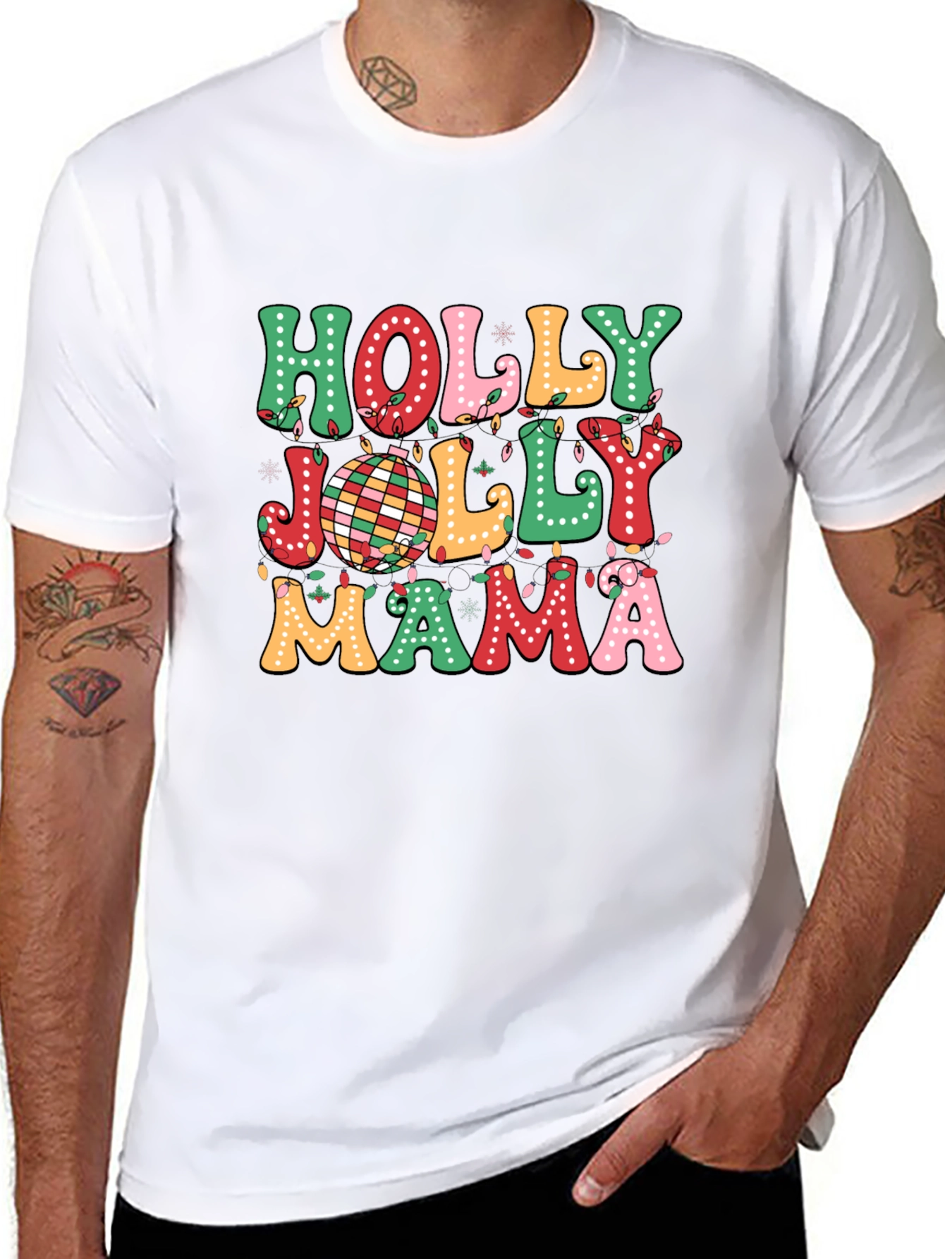 Holly Jolly Mama Graphic Tee