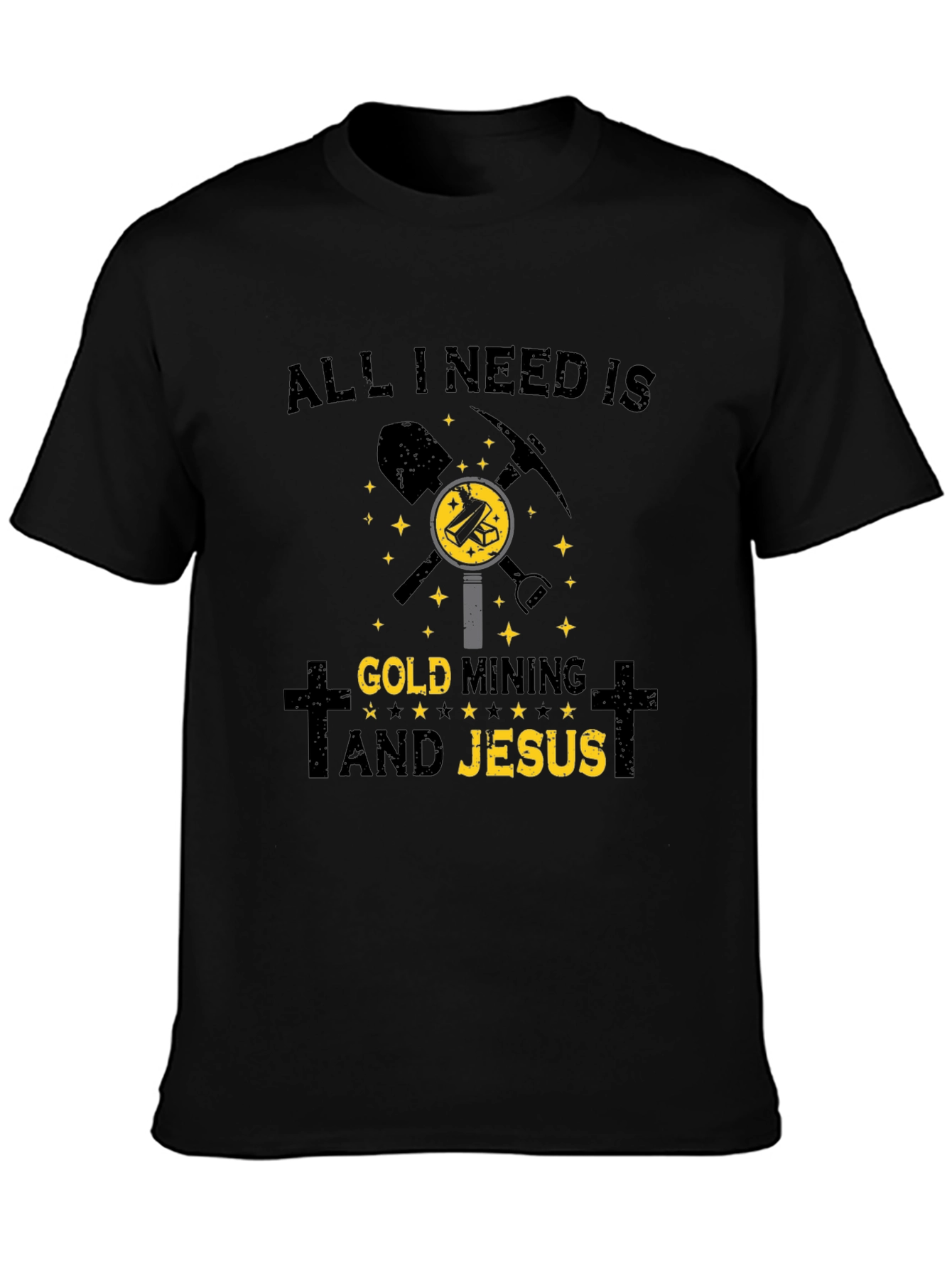 Gold Mining & Jesus T-Shirt