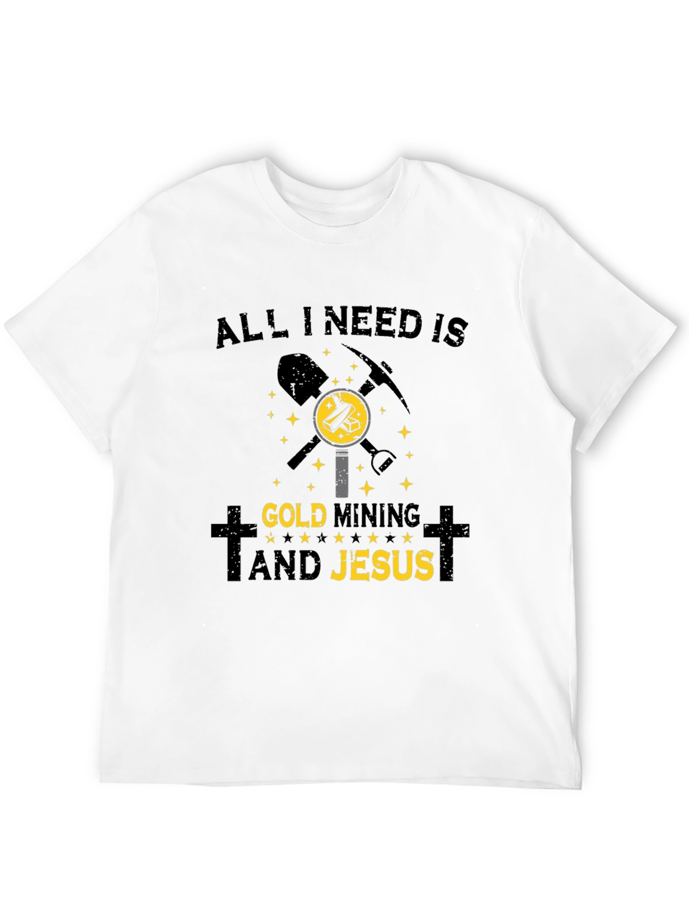 Gold Mining & Jesus T-Shirt
