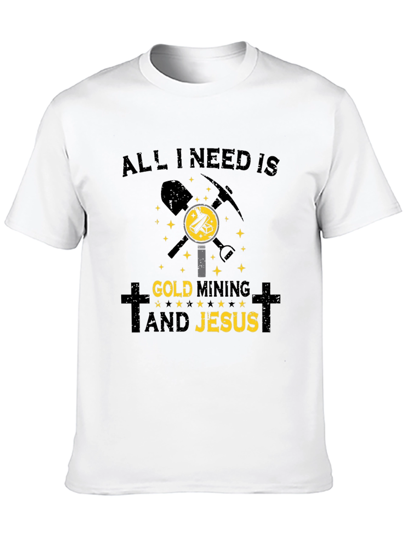 Gold Mining & Jesus T-Shirt
