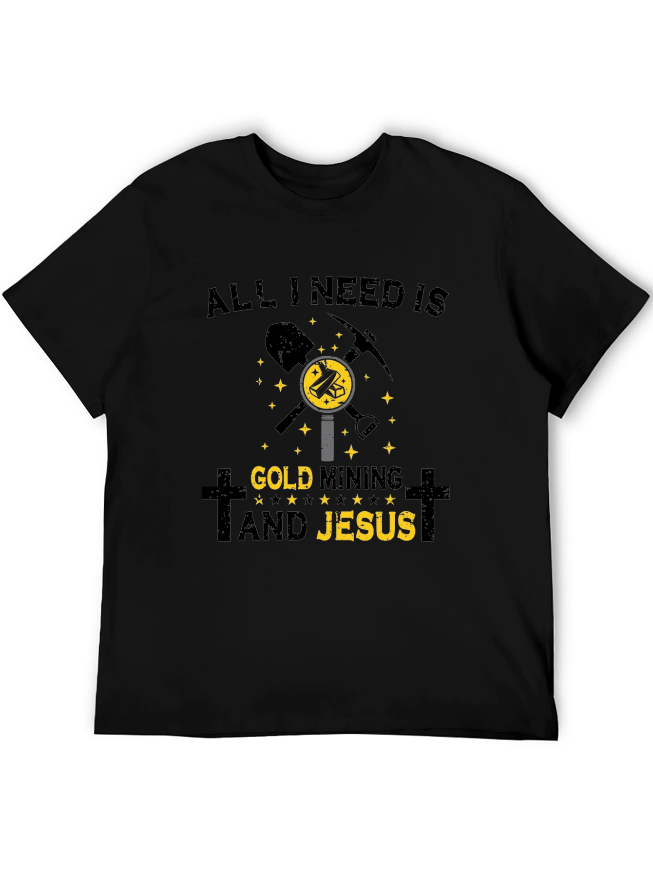 Gold Mining & Jesus T-Shirt