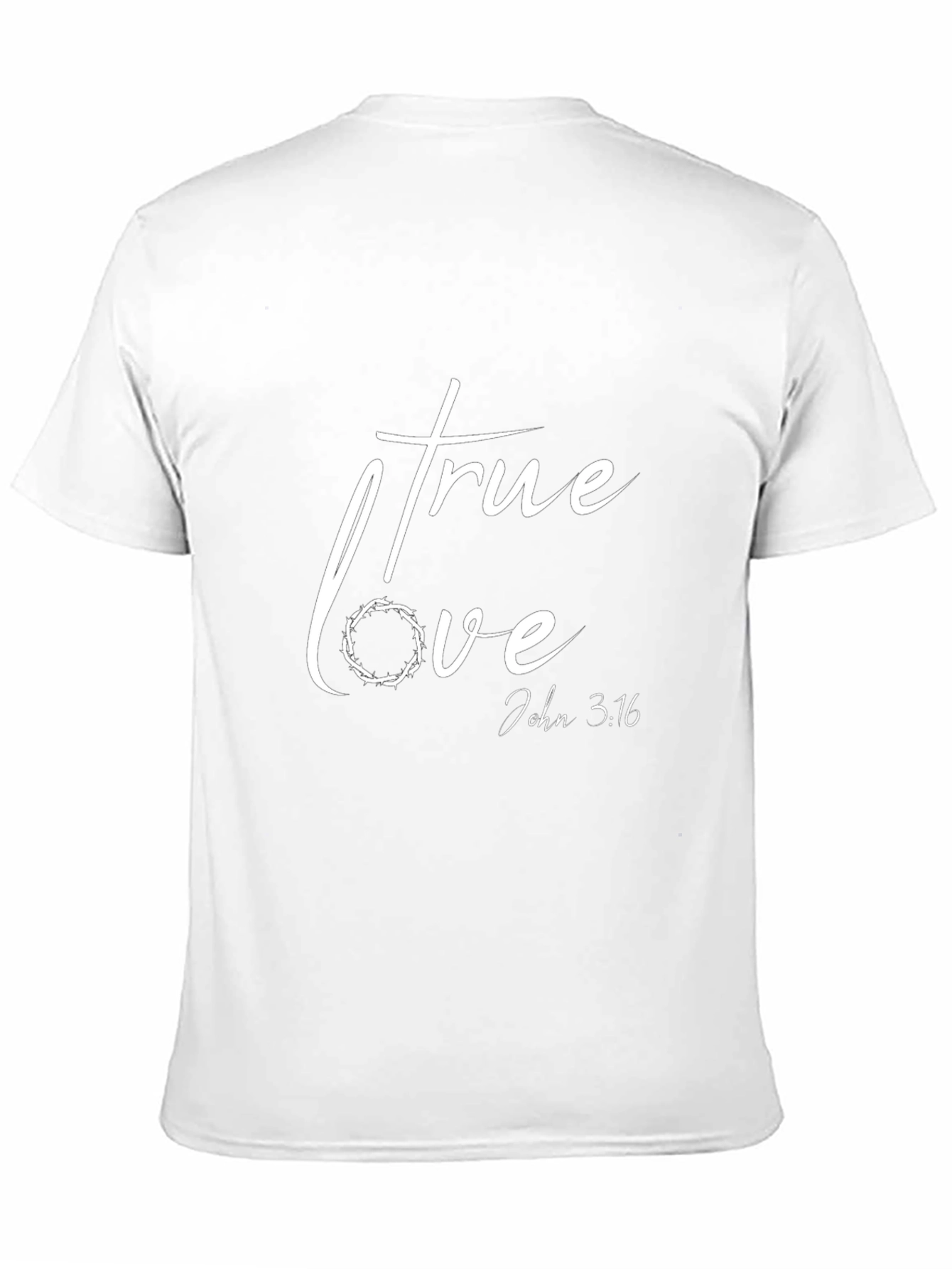 True Love John 3:16 Black T-Shirt