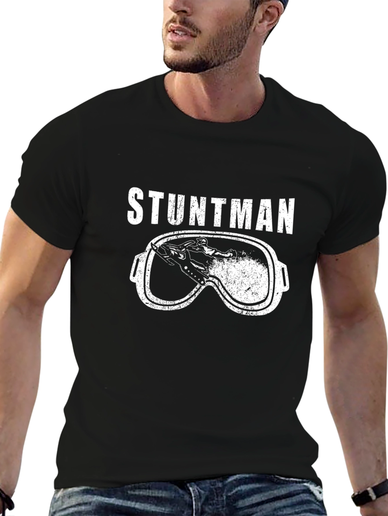 Stuntman Snow Goggles Graphic Tee