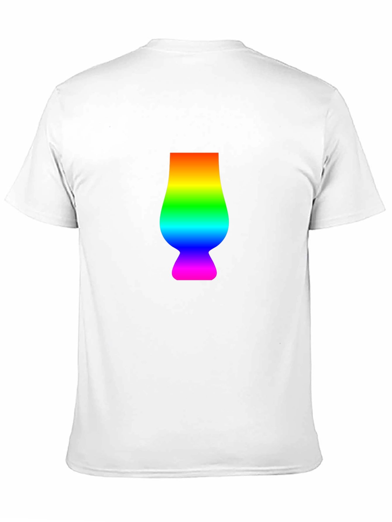 Rainbow Glencairn Glass Black T-Shirt