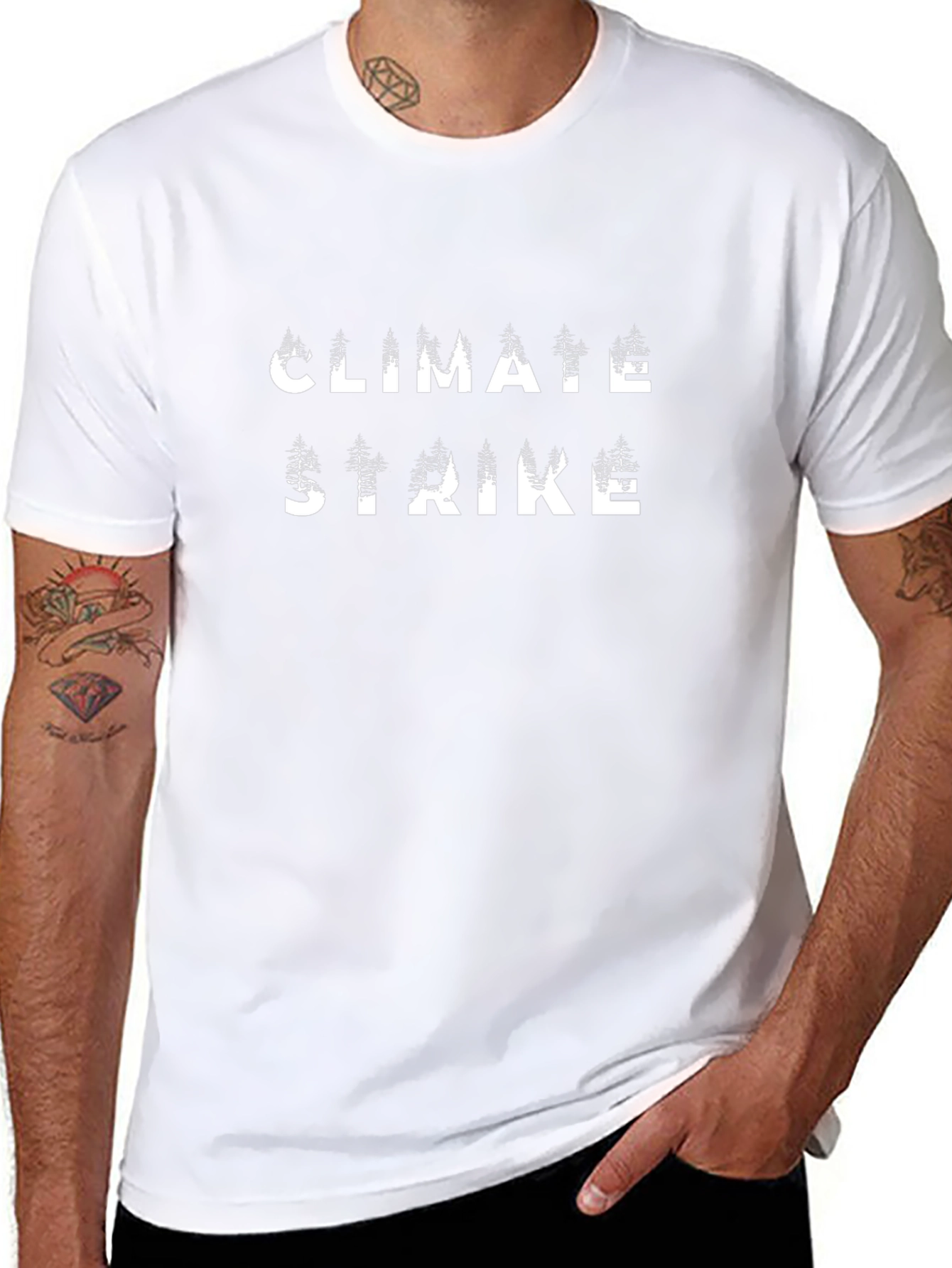 Climate Strike T-Shirt - Nature Inspired Design