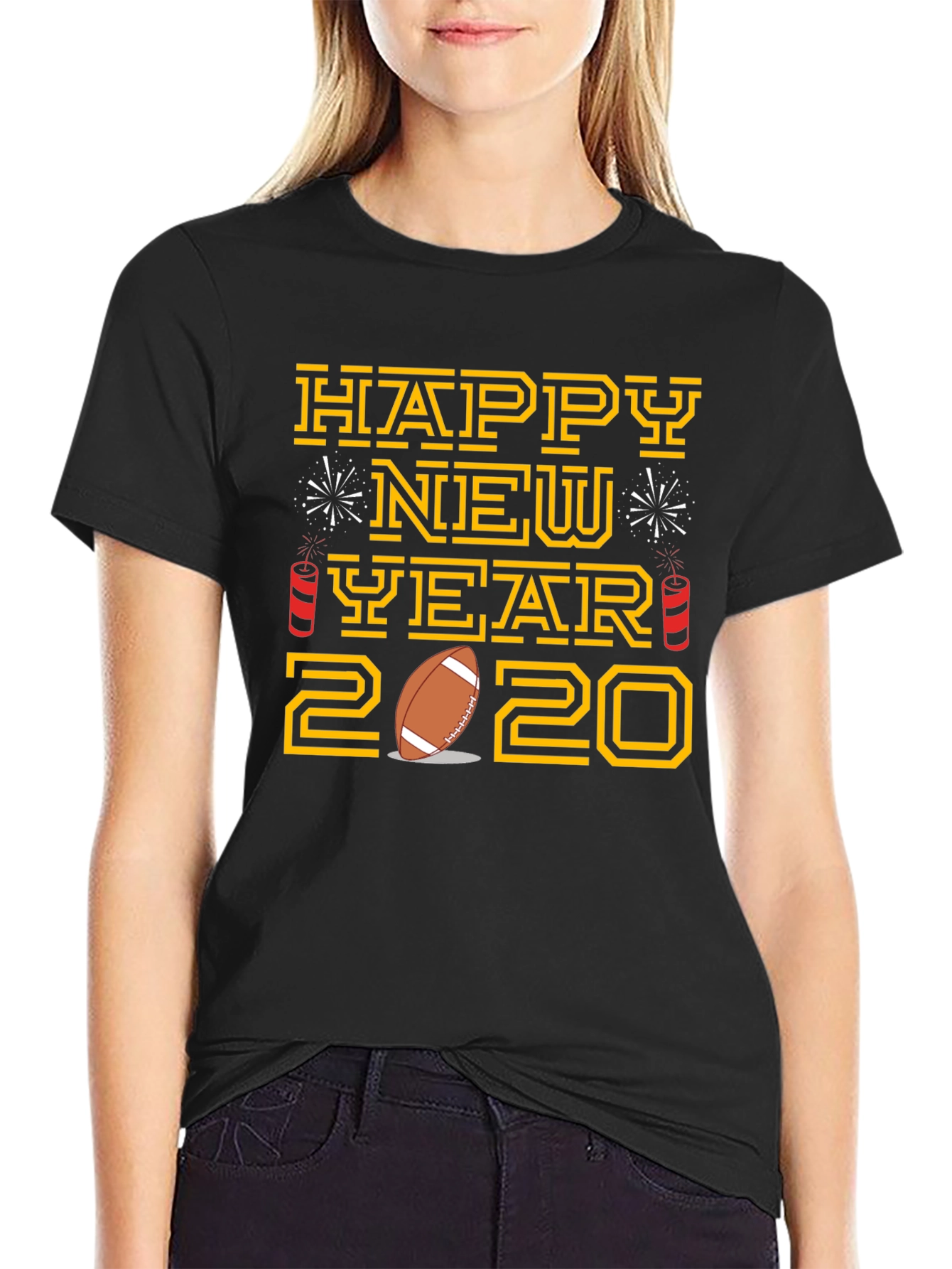 Happy New Year 2020 Football T-Shirt