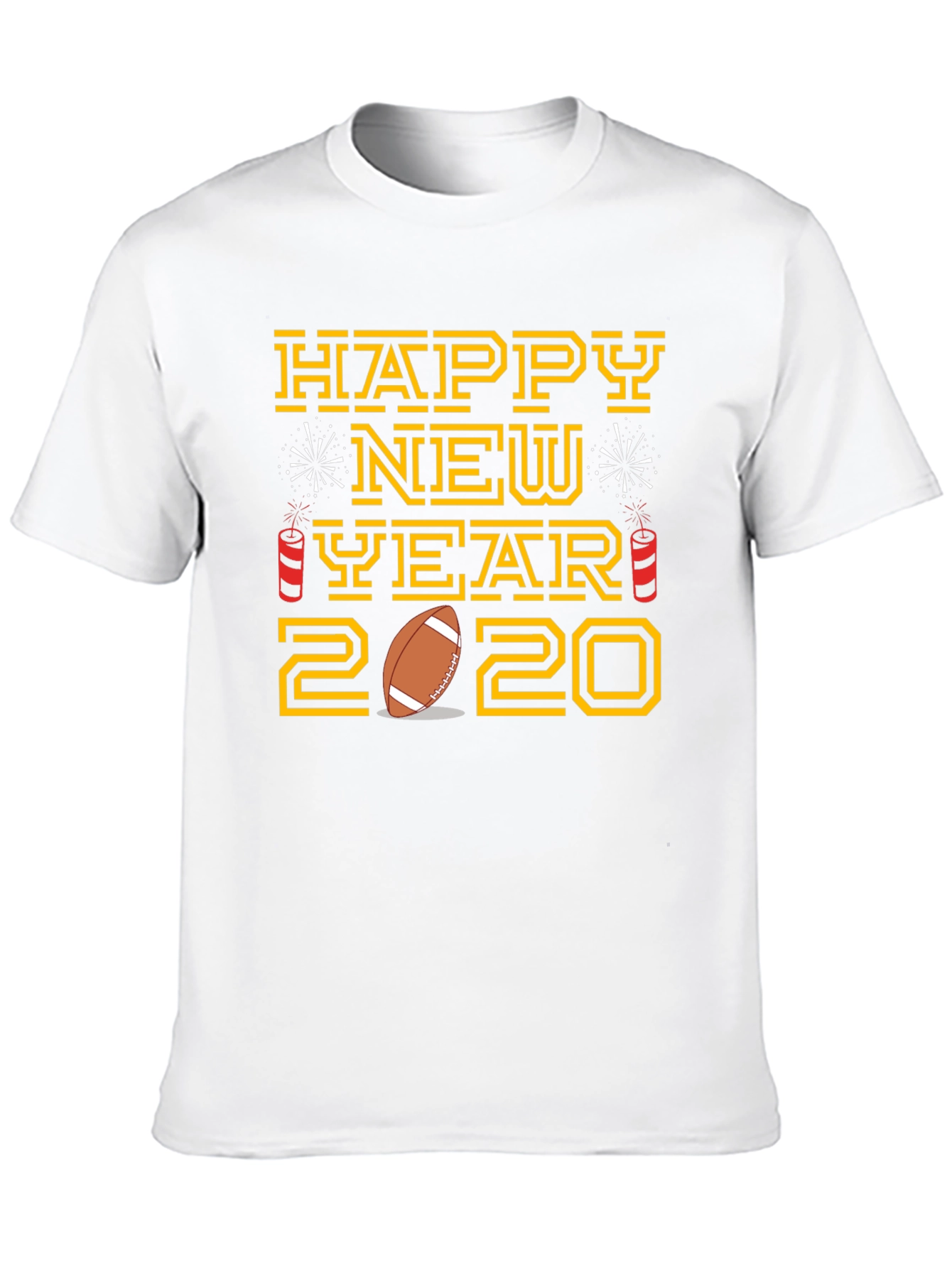 Happy New Year 2020 Football T-Shirt