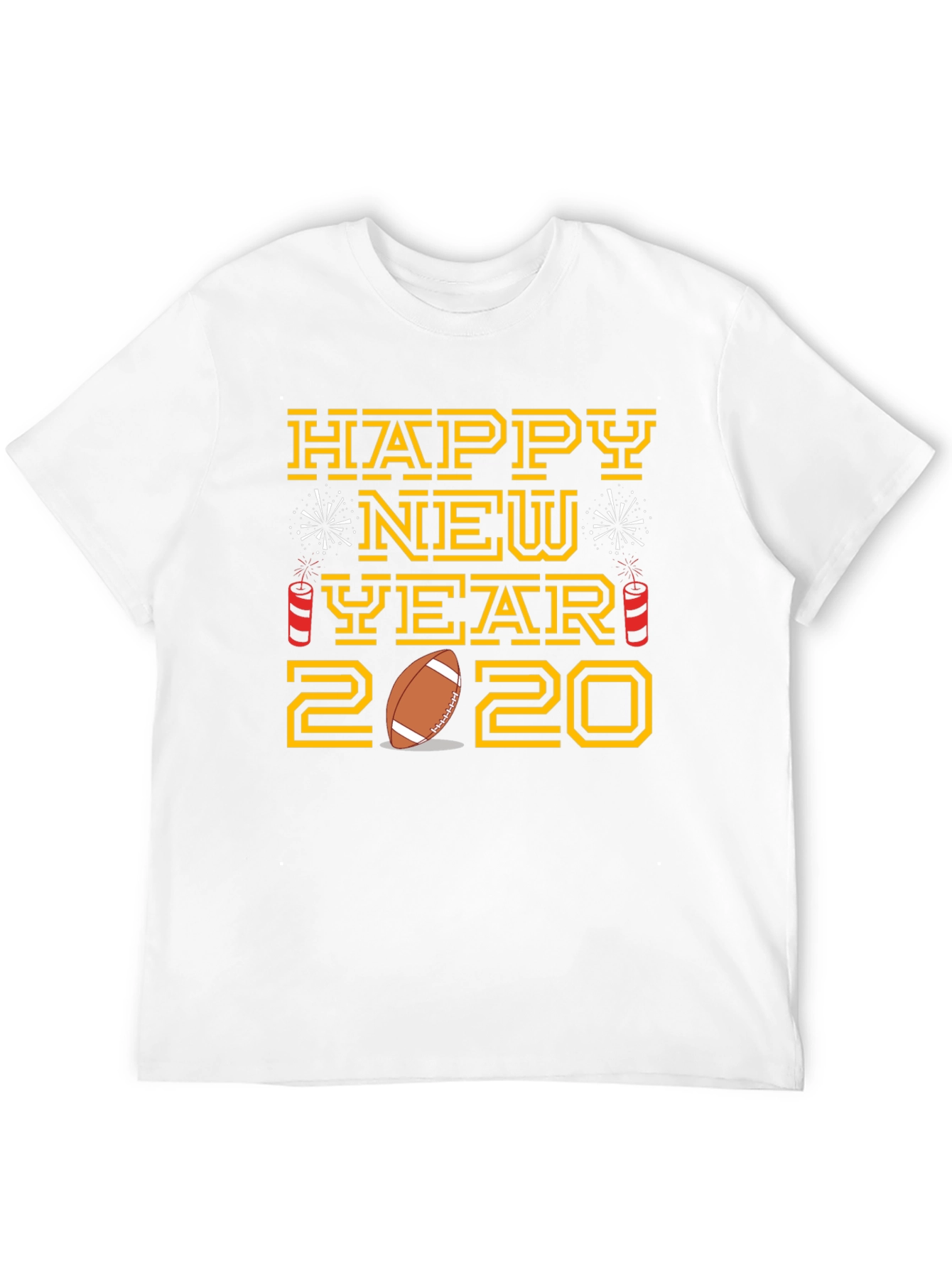 Happy New Year 2020 Football T-Shirt