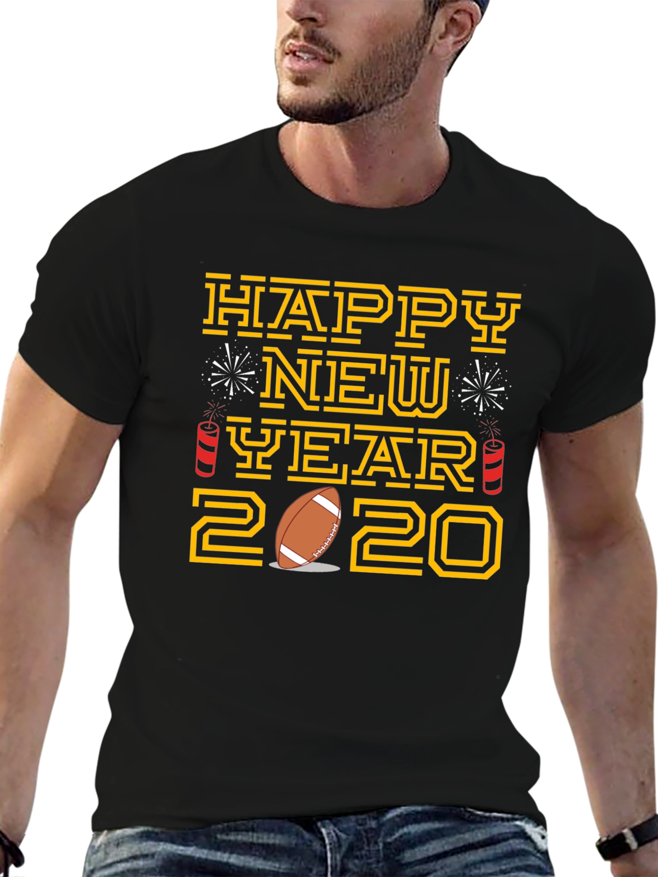 Happy New Year 2020 Football T-Shirt