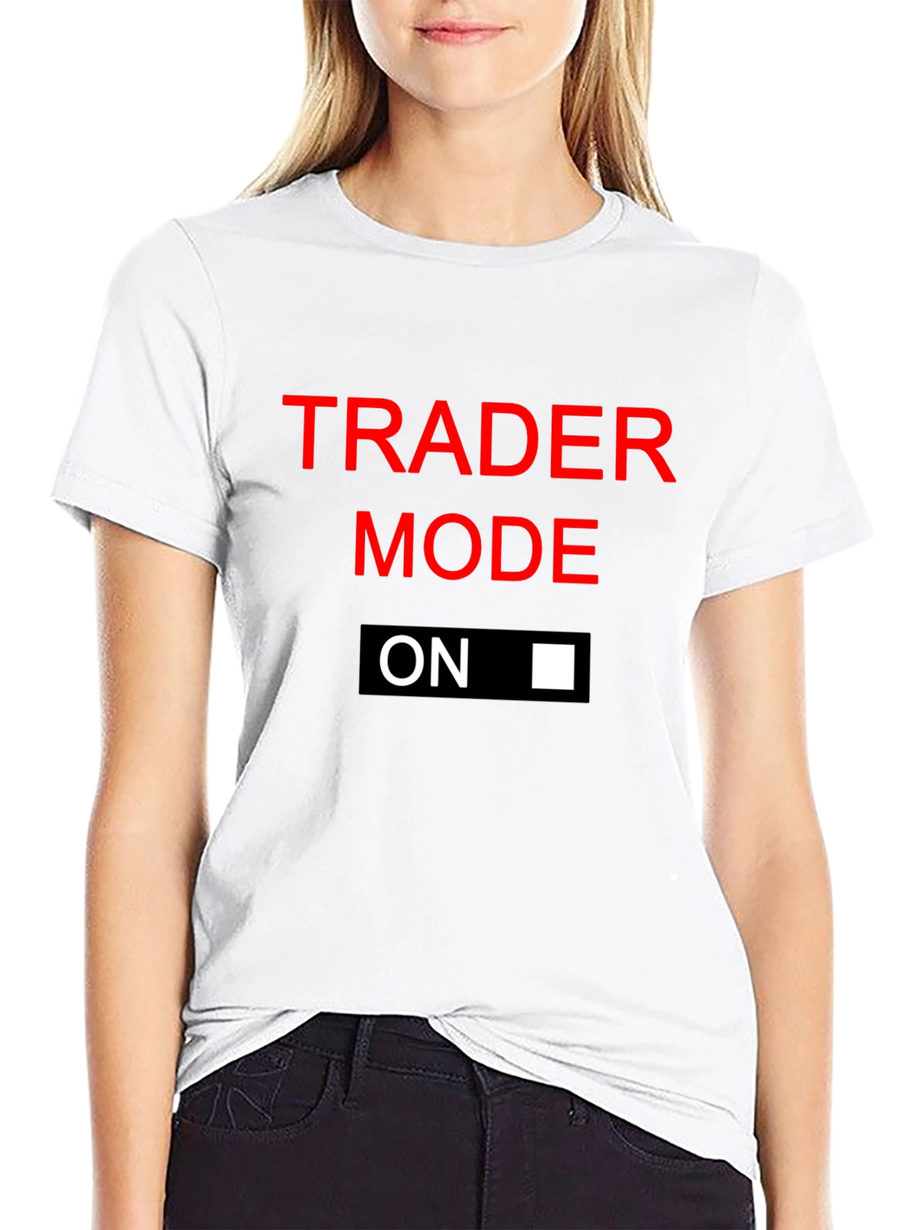 Trader Mode On Black T-Shirt
