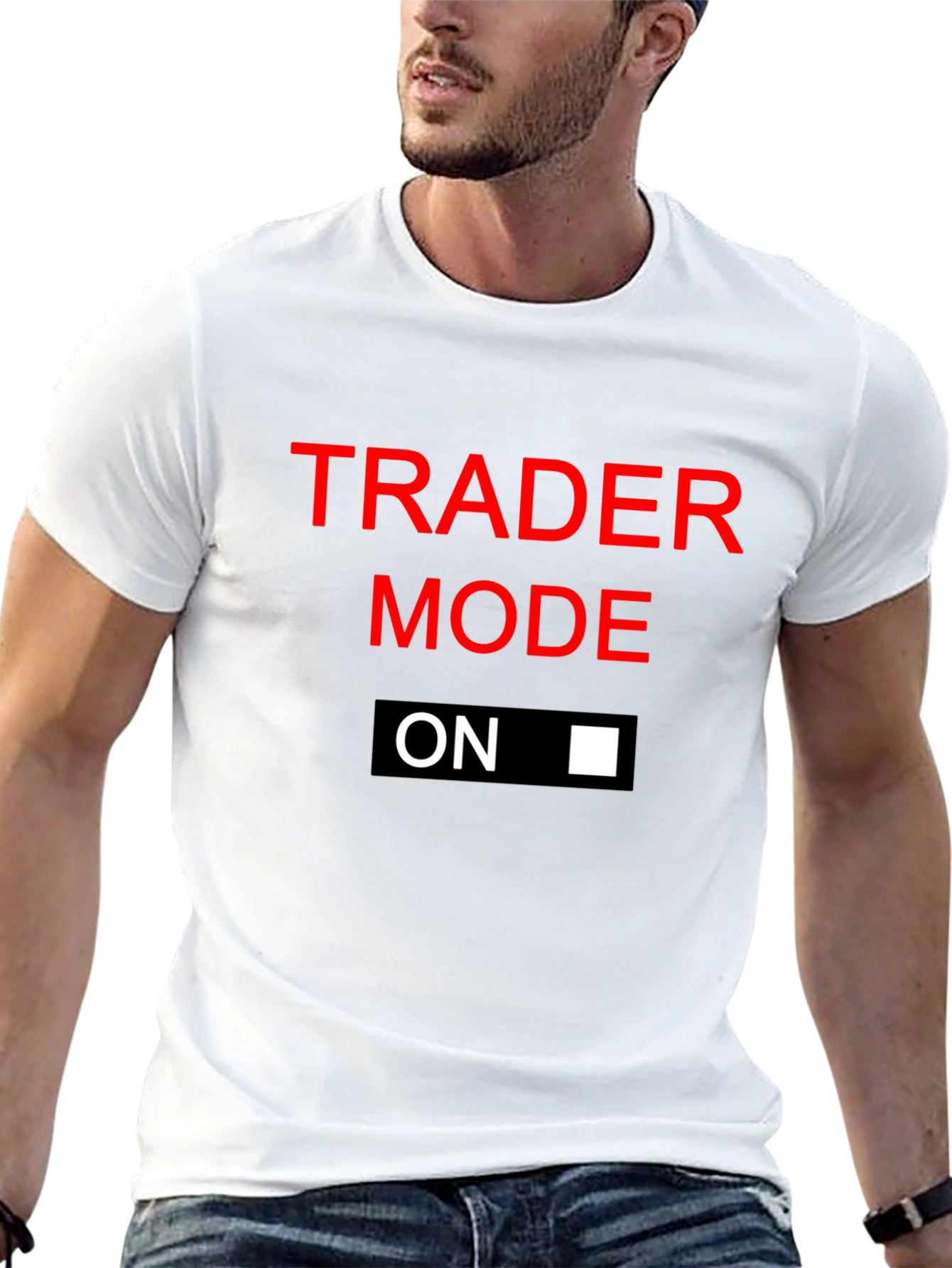Trader Mode On Black T-Shirt