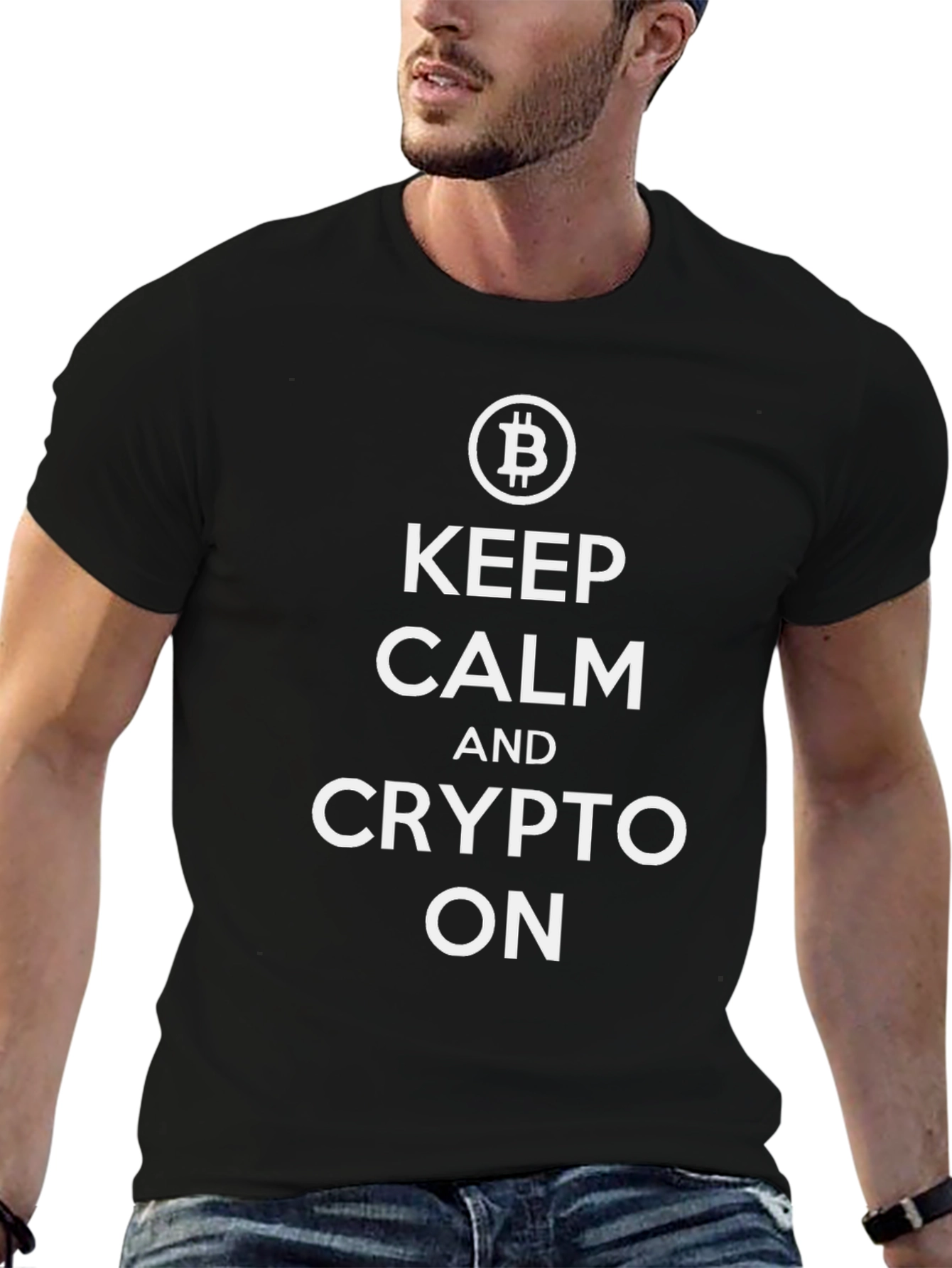 Keep Calm and Crypto On T-Shirt