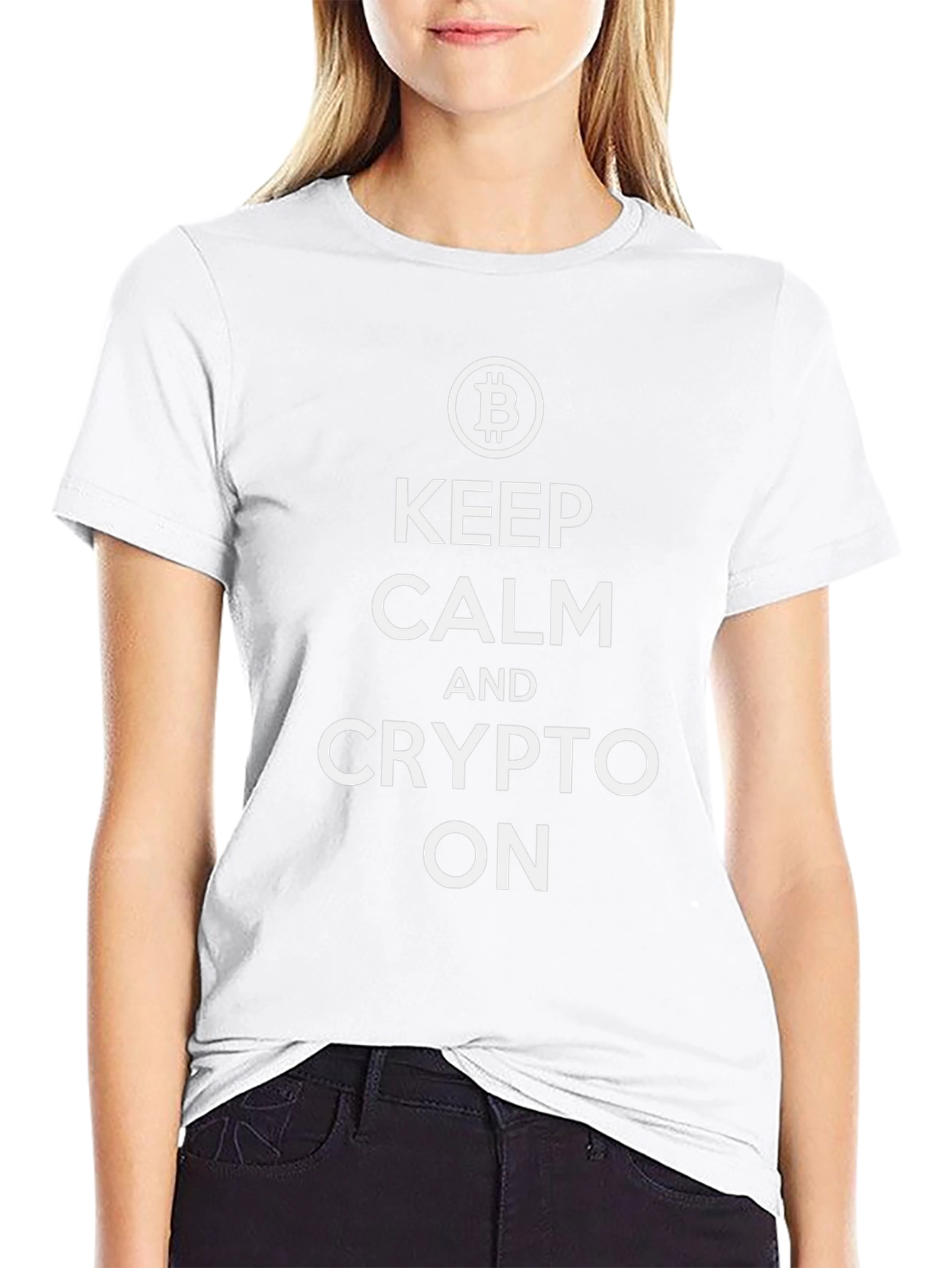 Keep Calm and Crypto On T-Shirt