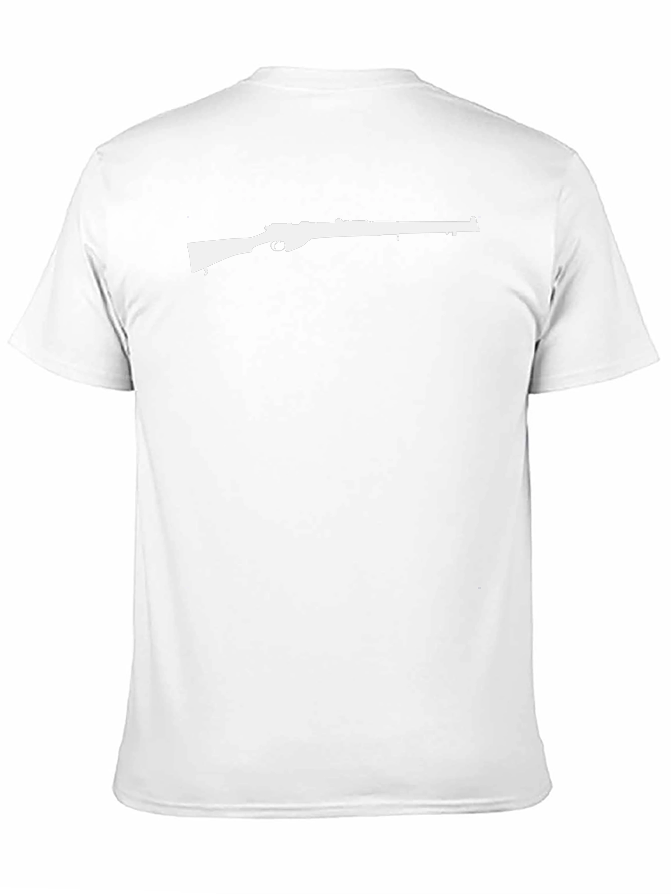 Rifle Graphic Tee - Black Cotton T-Shirt