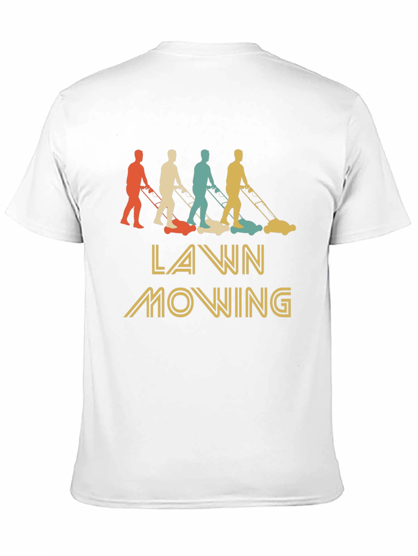 Retro Lawn Mowing T-Shirt