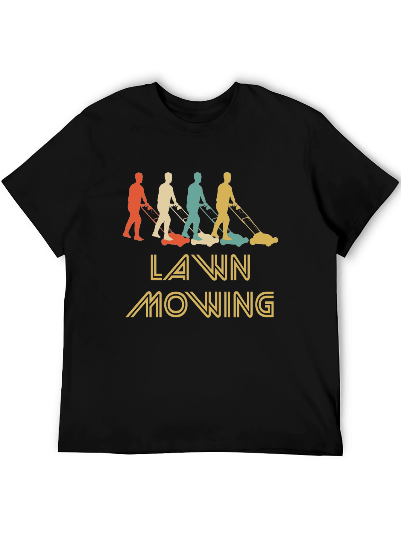 Retro Lawn Mowing T-Shirt
