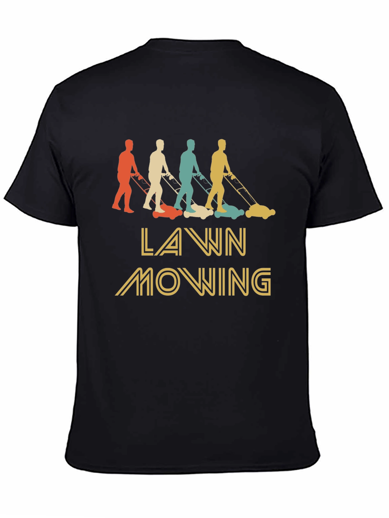 Retro Lawn Mowing T-Shirt