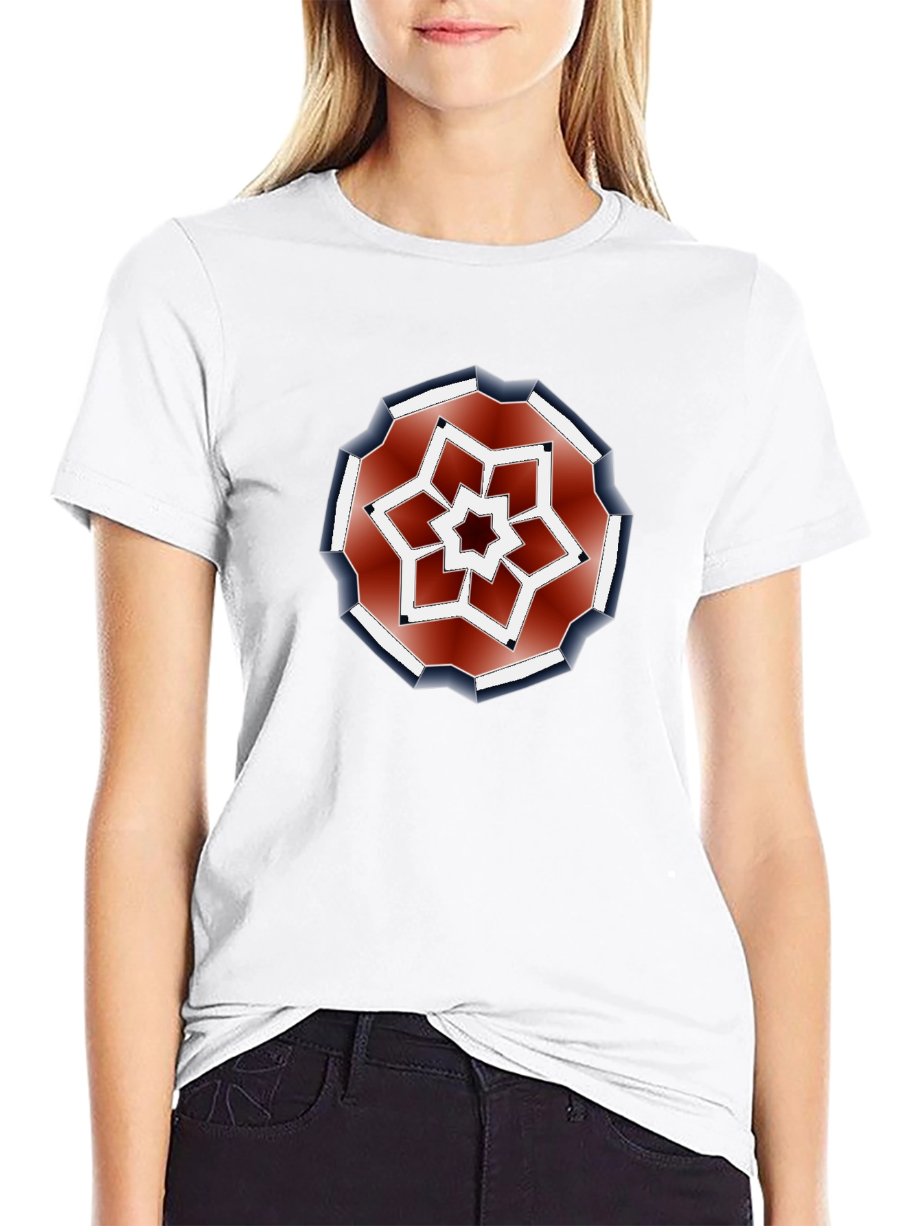 Geometric Starburst Tee