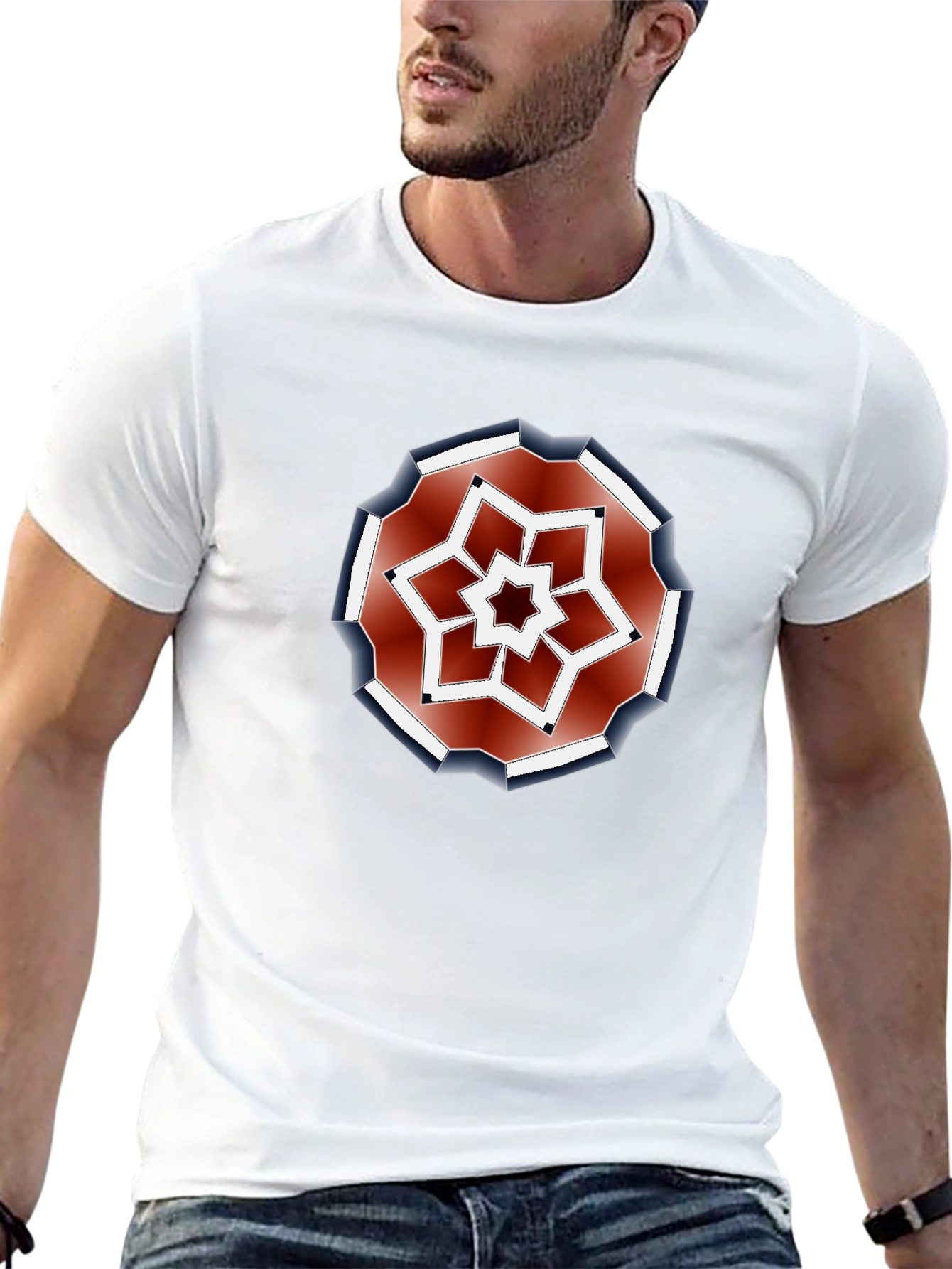 Geometric Starburst Tee