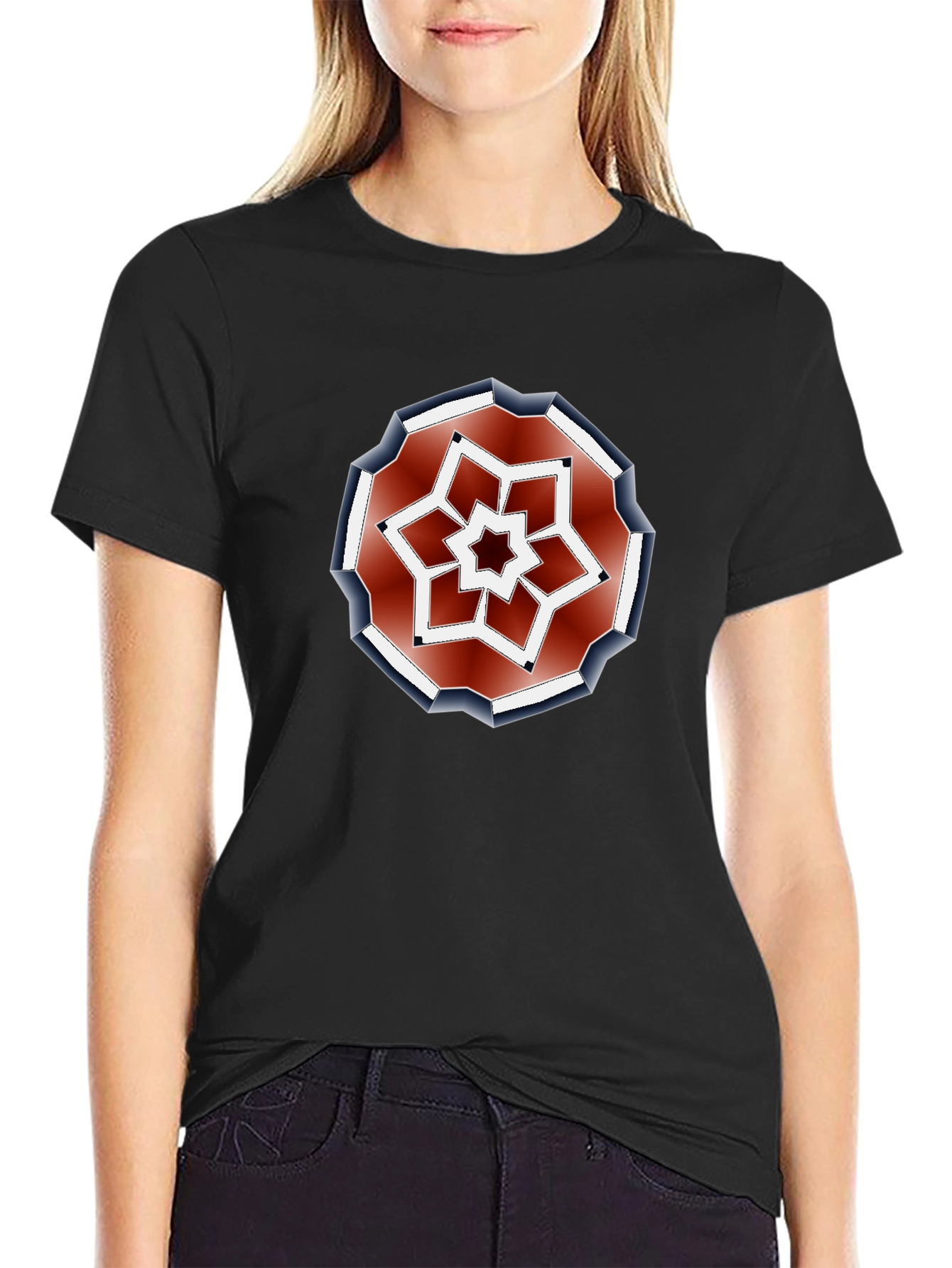 Geometric Starburst Tee