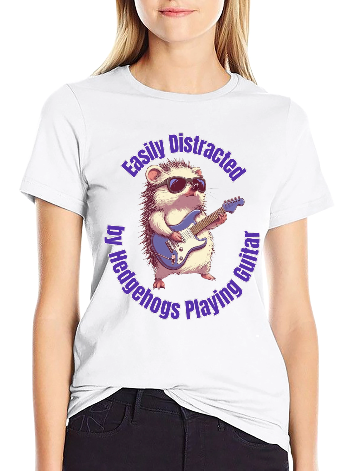 Hedgehog Guitarist T-Shirt