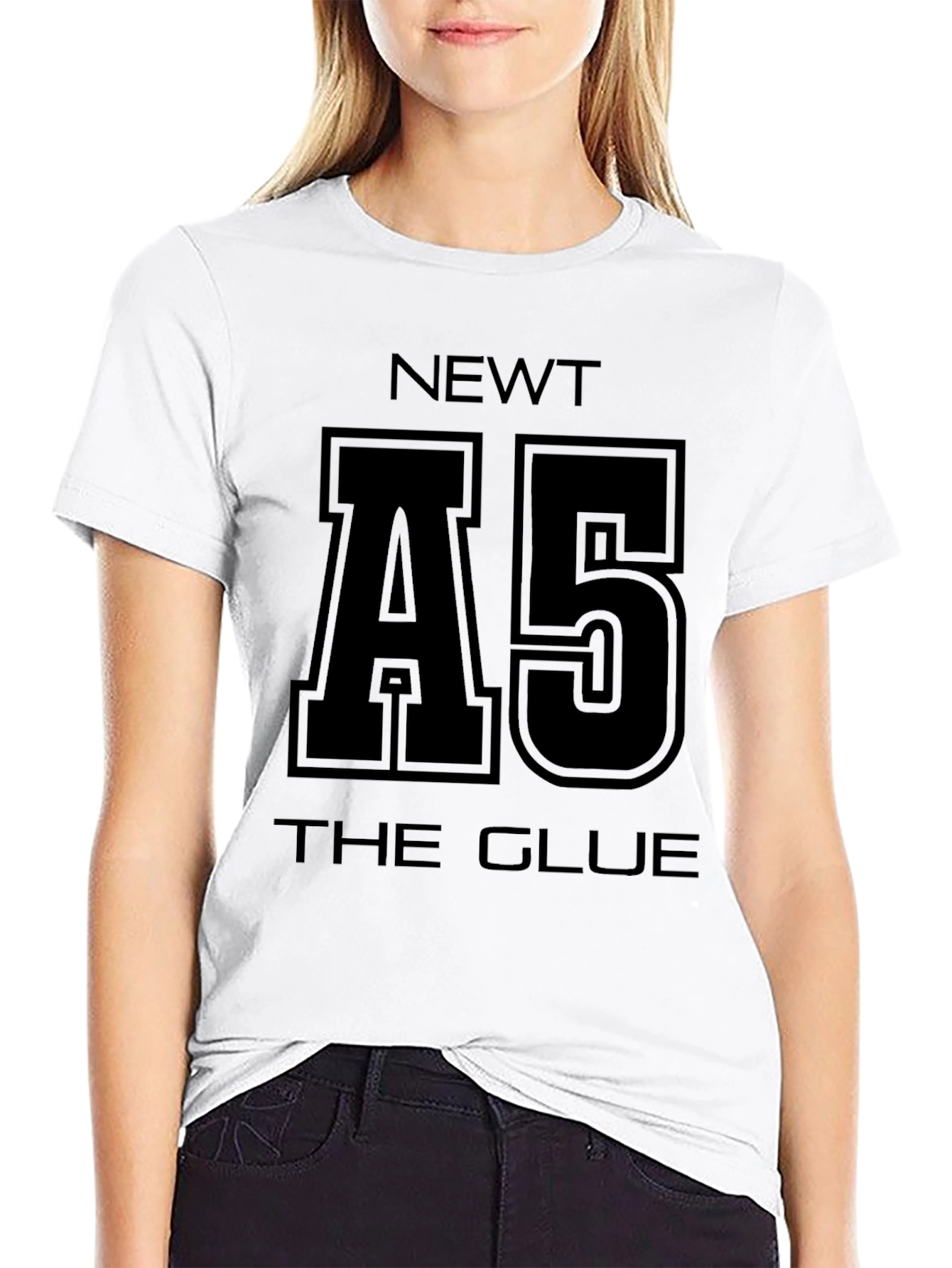 Newt A5 The Glue Black Graphic T-Shirt