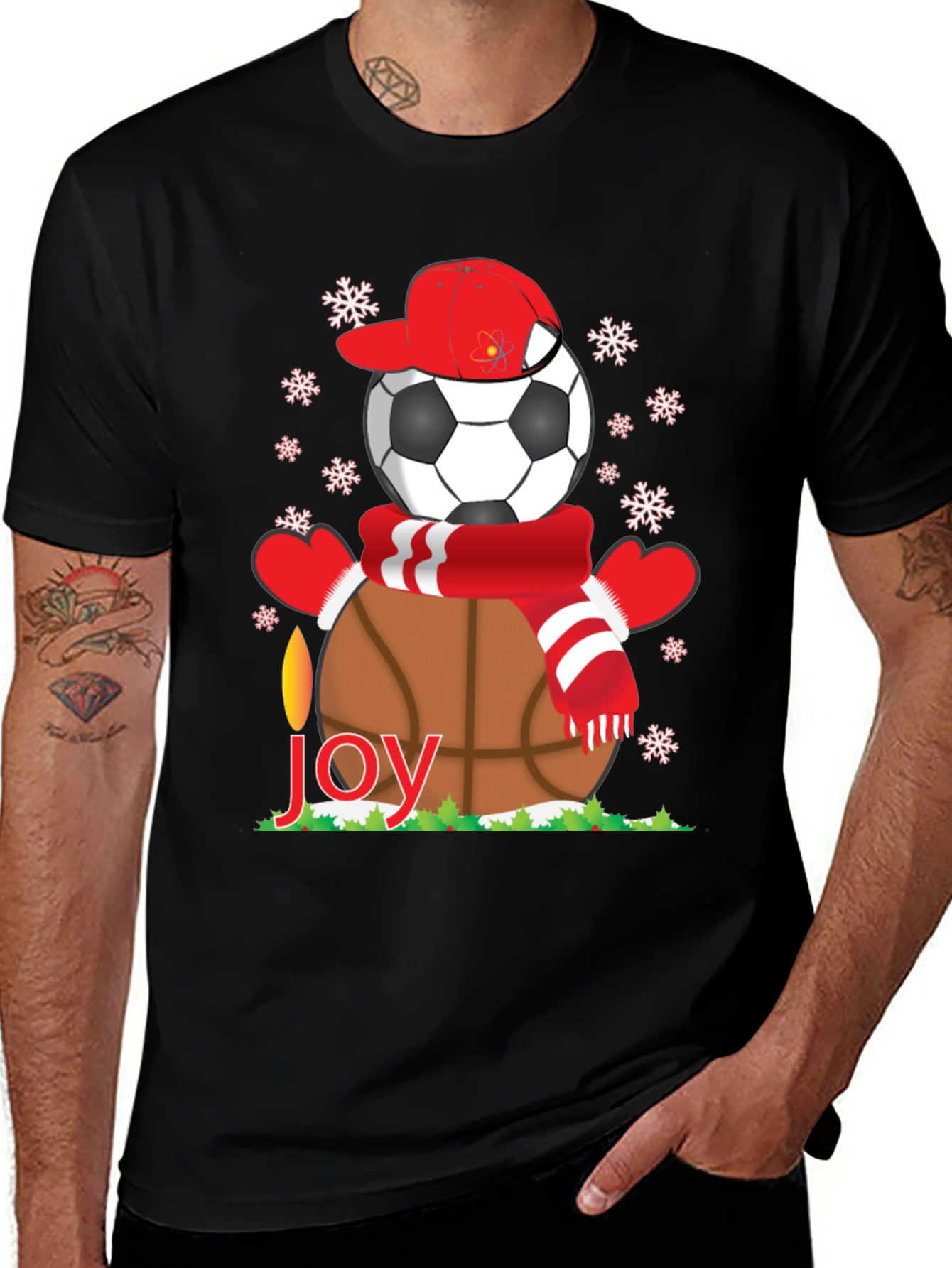 Festive Sports Holiday T-Shirt